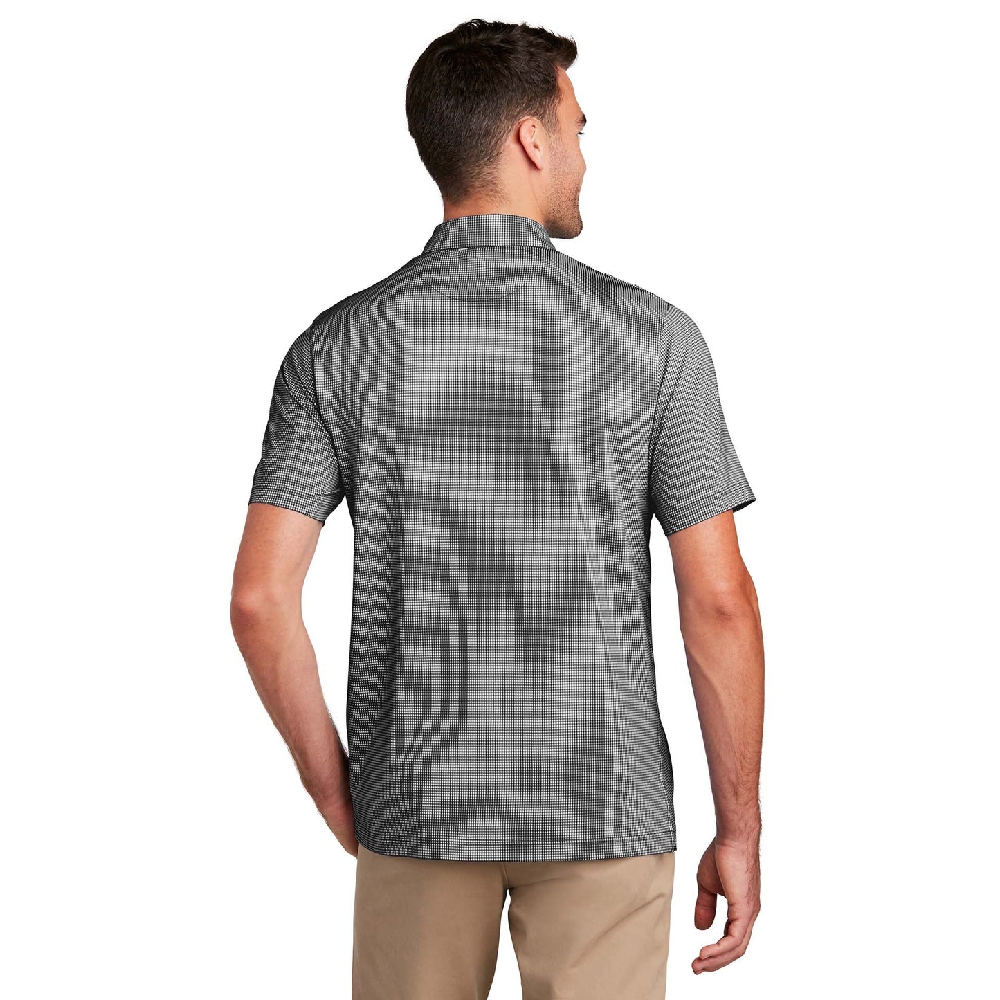 Black/White Polo Shirts - Port Authority - Stylish Comfort