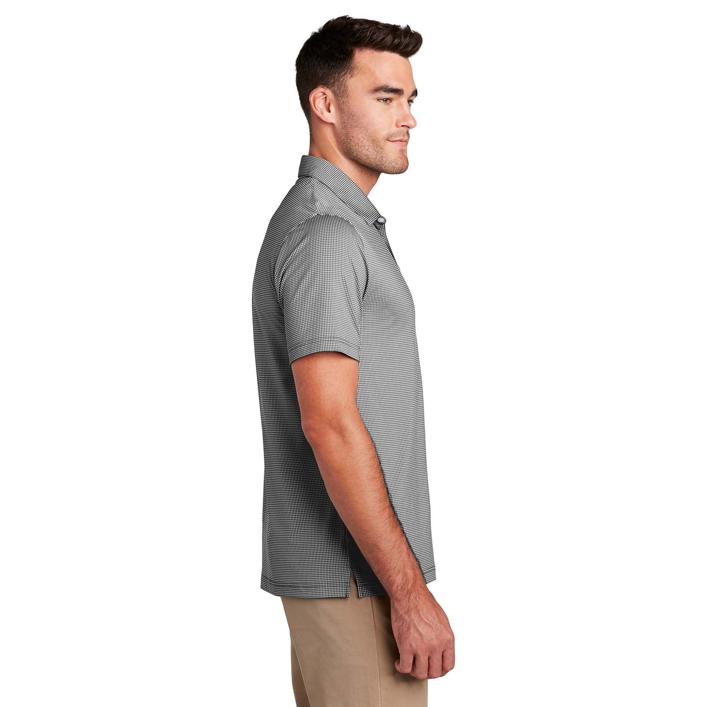 Black/White Polo Shirts - Port Authority - Stylish Comfort