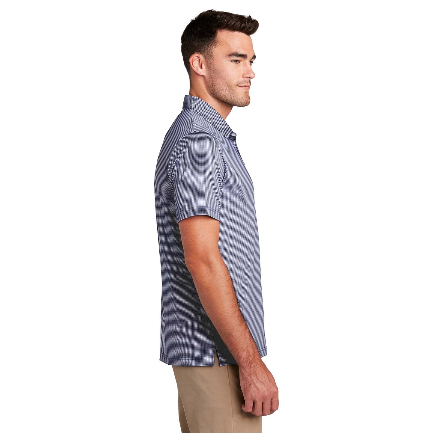 Black/White Polo Shirts - Port Authority - Stylish Comfort