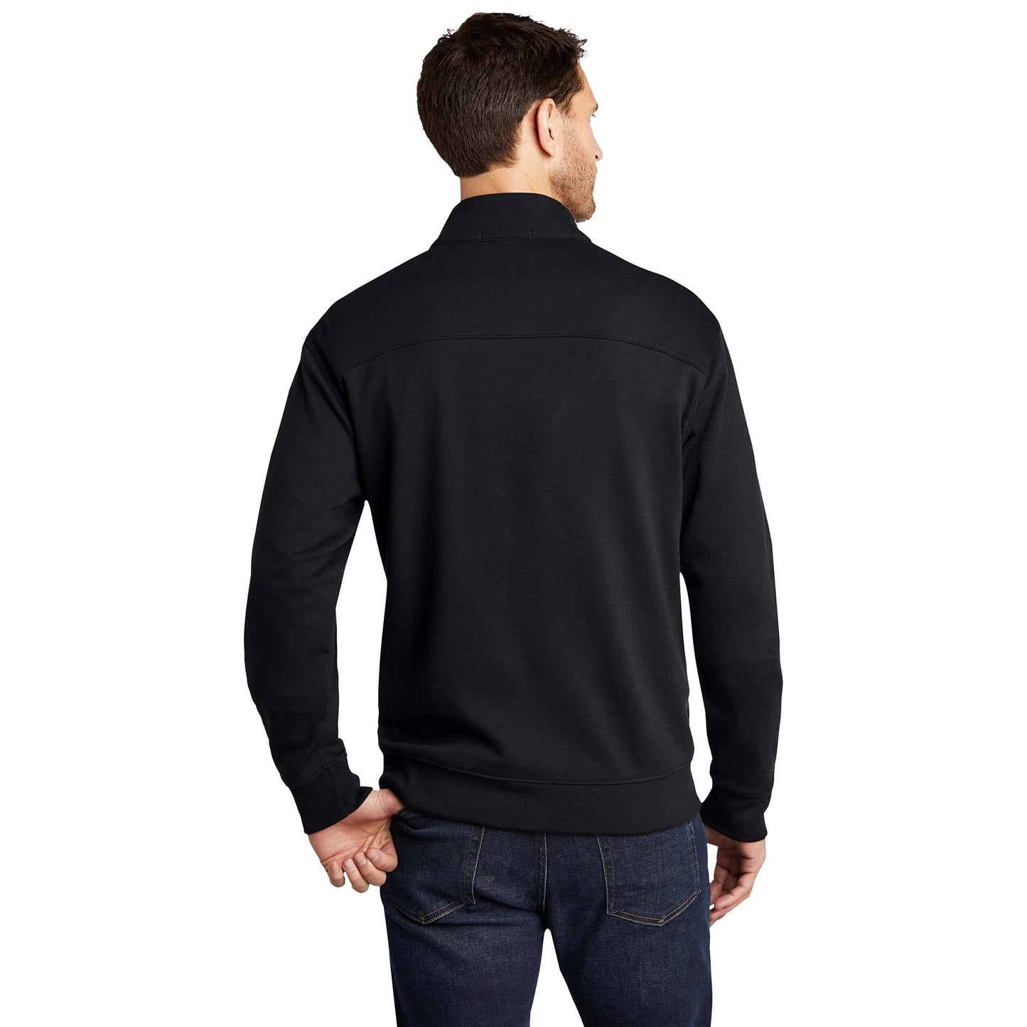 Charcoal Heather Sweatshirt - Port Authority - Soft Fabric