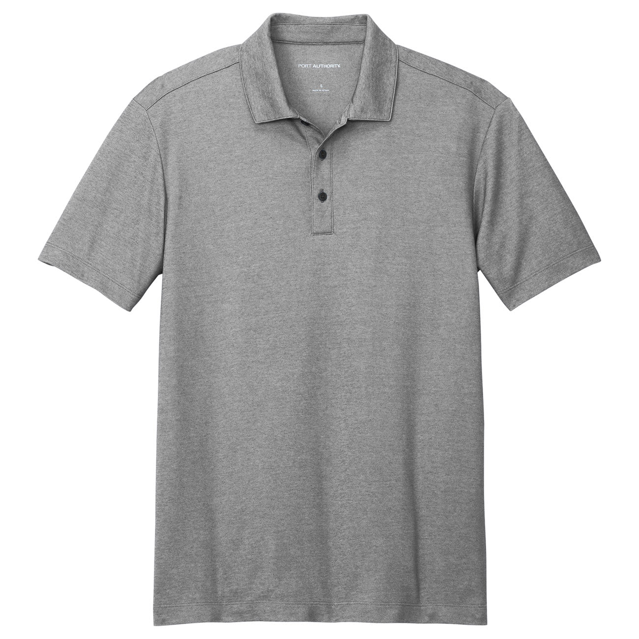 Aegean Blue Heather Polo - Port Authority - Premium Blend