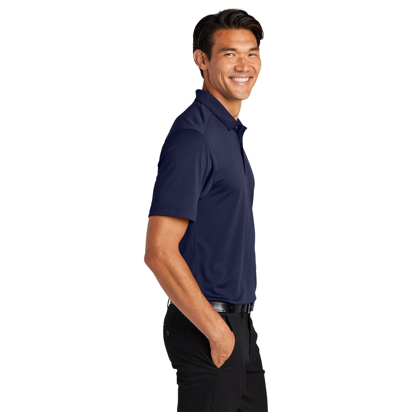 Deep Black Polo Shirts - Port Authority - Eco-Friendly