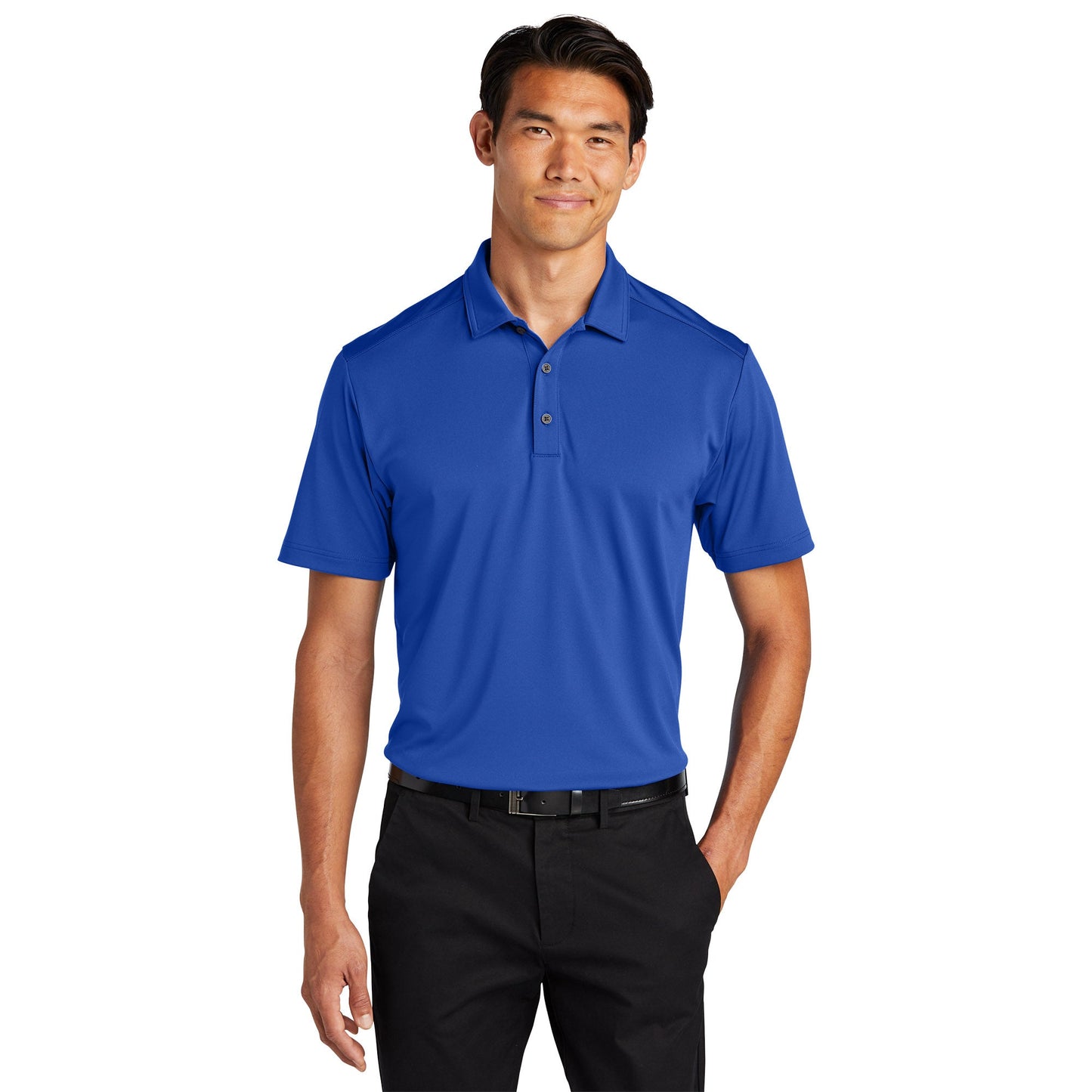 Deep Black Polo Shirts - Port Authority - Eco-Friendly