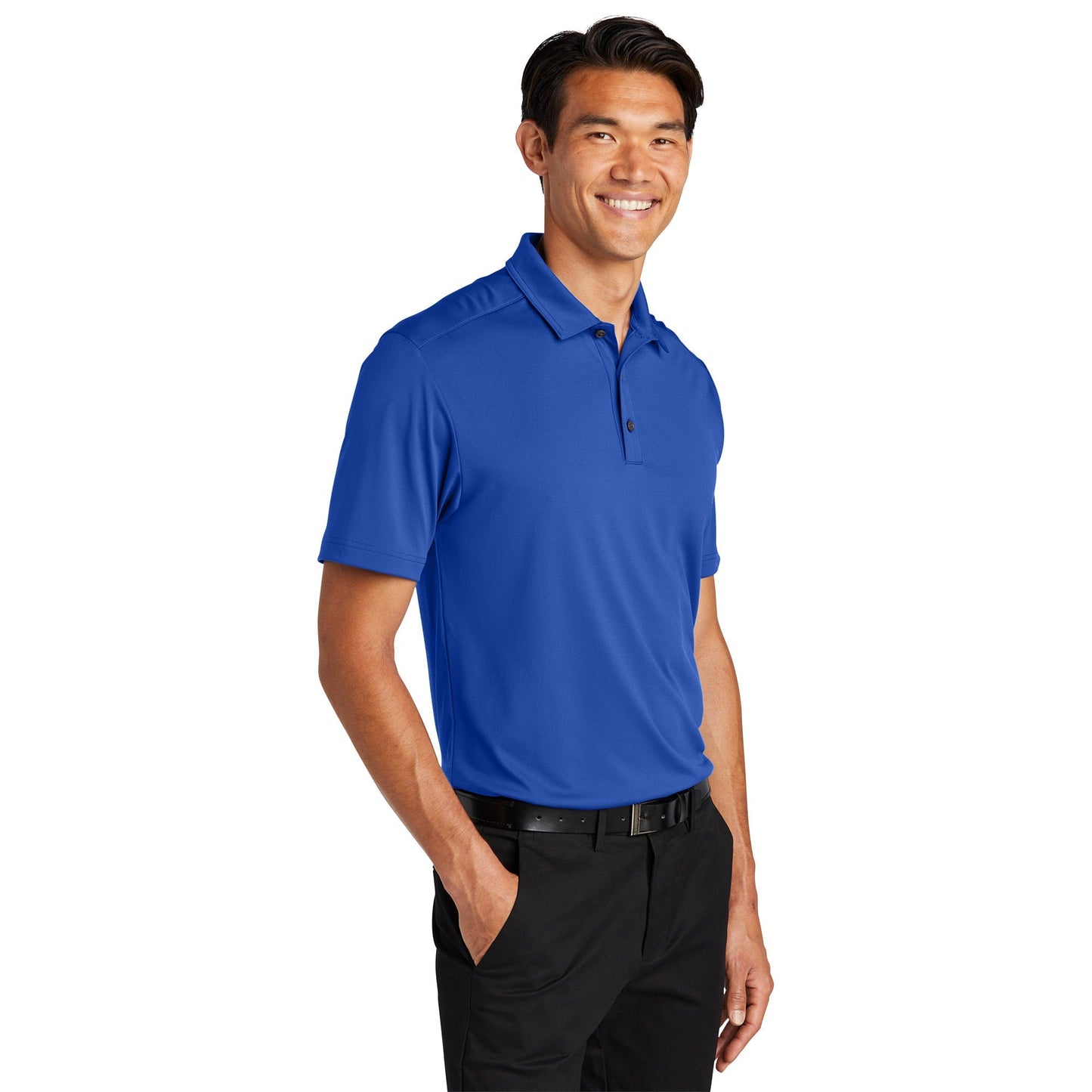 Deep Black Polo Shirts - Port Authority - Eco-Friendly