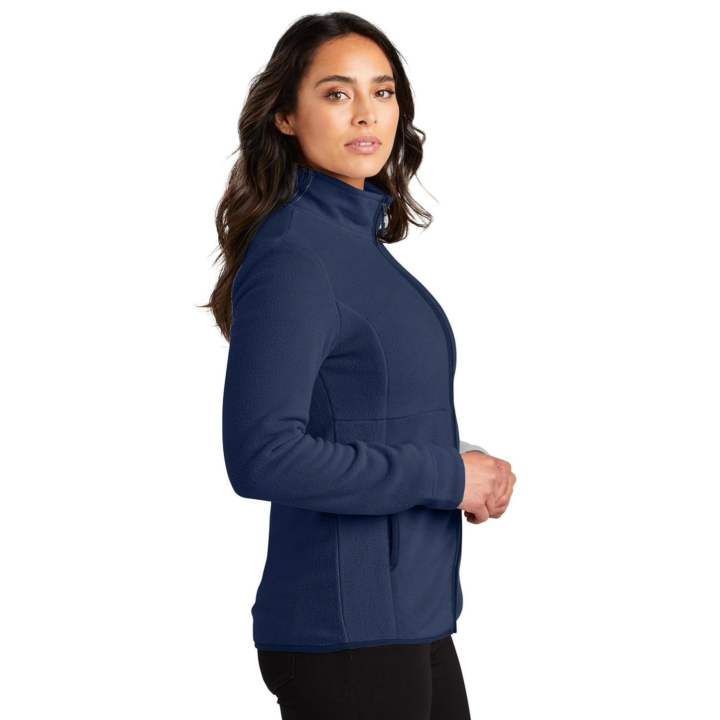 Charcoal Fleece Jacket - Port Authority - Cozy Fabric