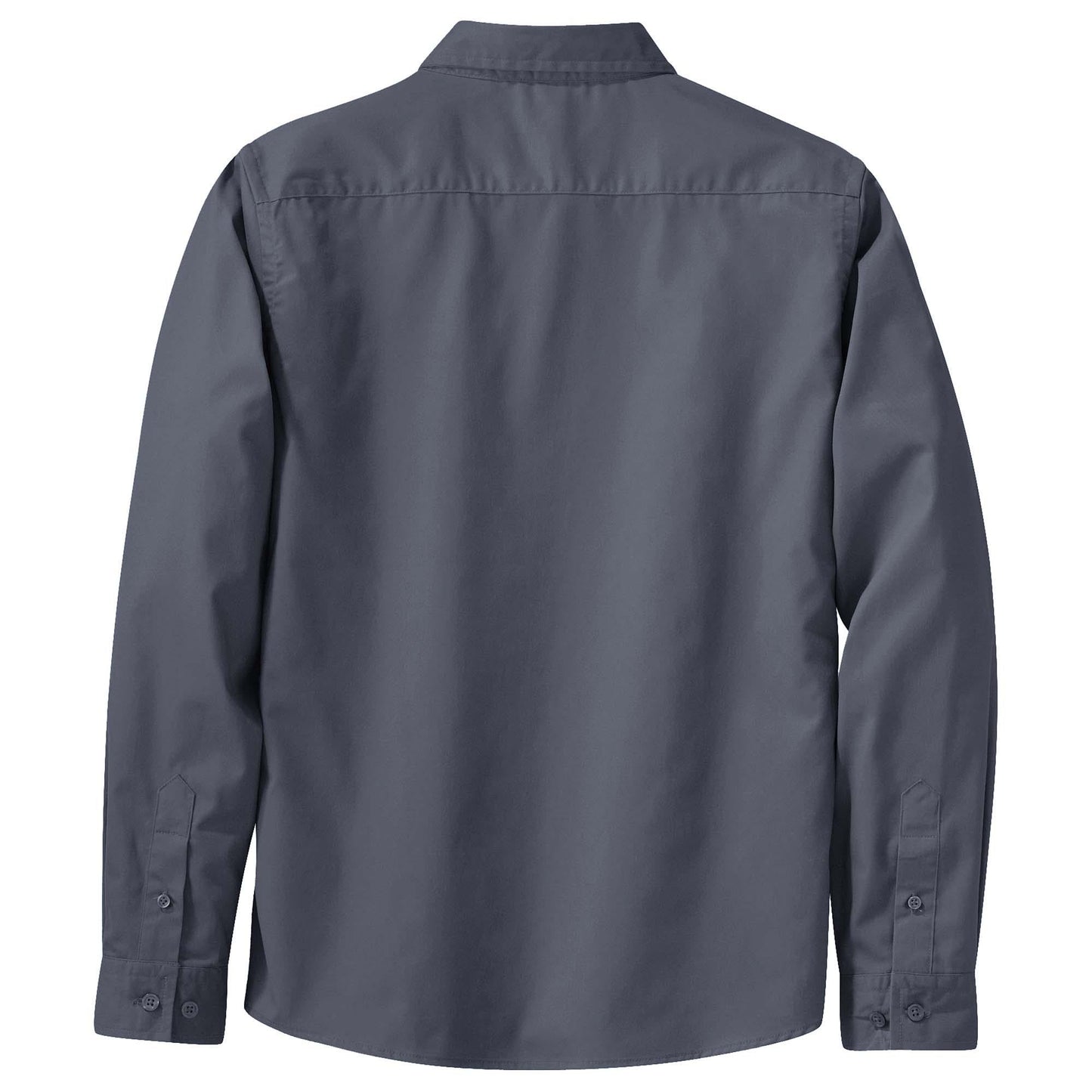 Black/Light Stone Button Up Shirt - Port Authority - Easy Care