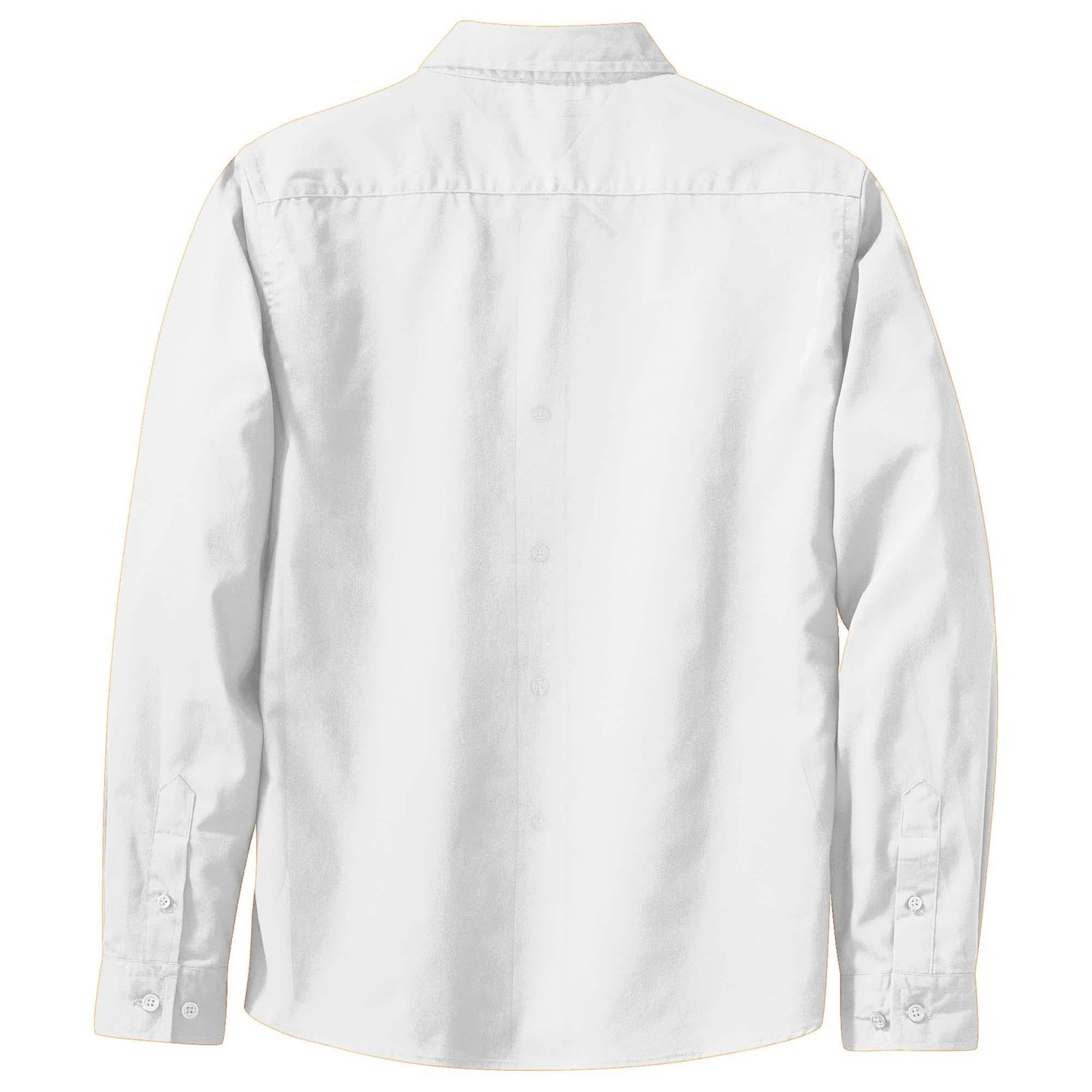 Black/Light Stone Button Up Shirt - Port Authority - Easy Care