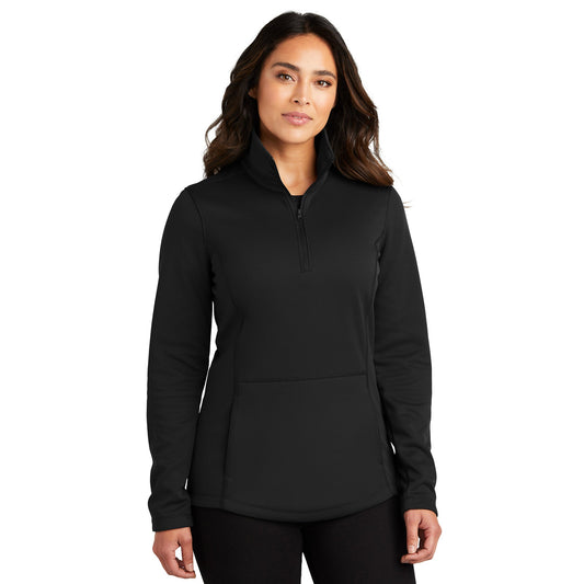 Black Sweatshirt - Port Authority - Smooth Fleece Design