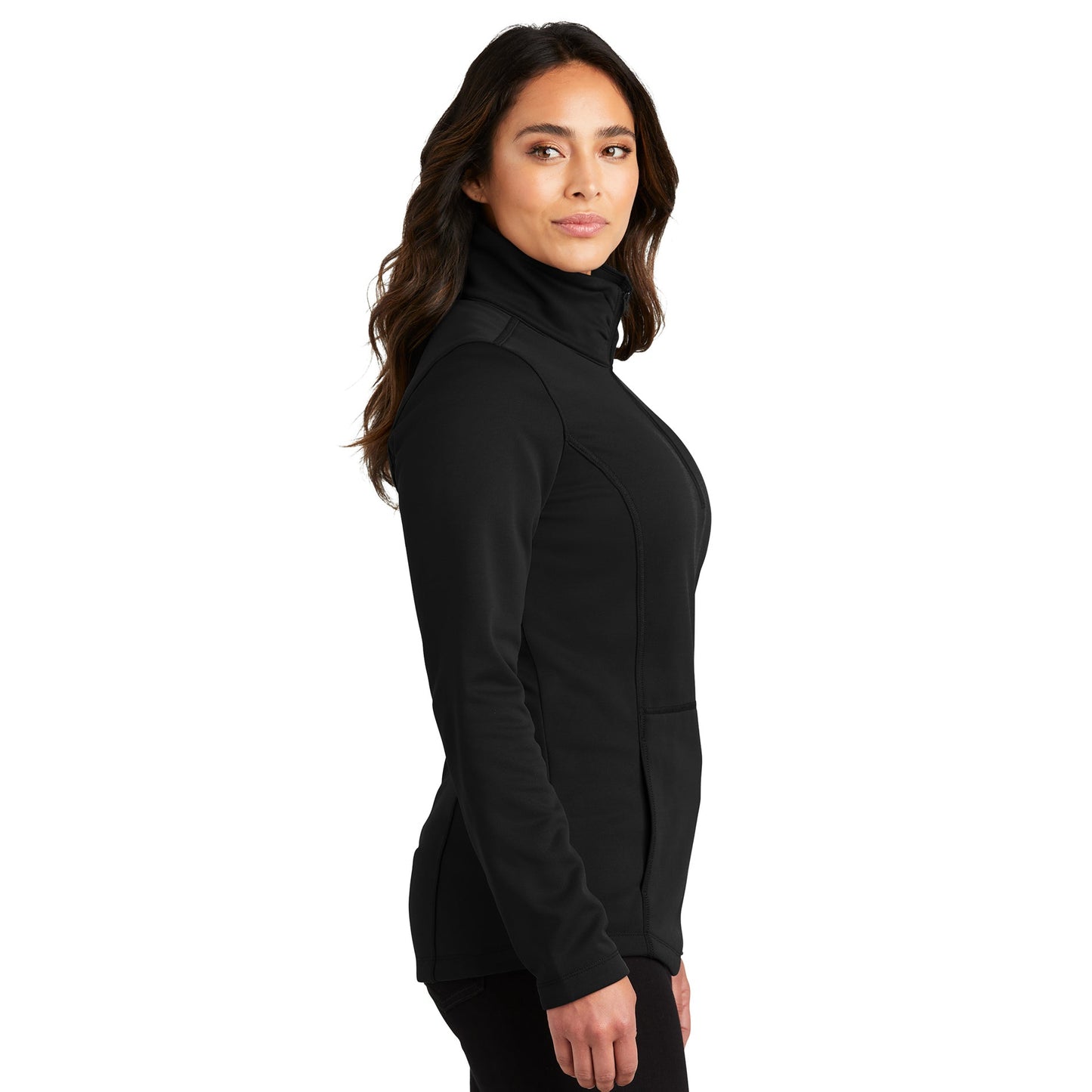 Black Sweatshirt - Port Authority - Smooth Fleece Design