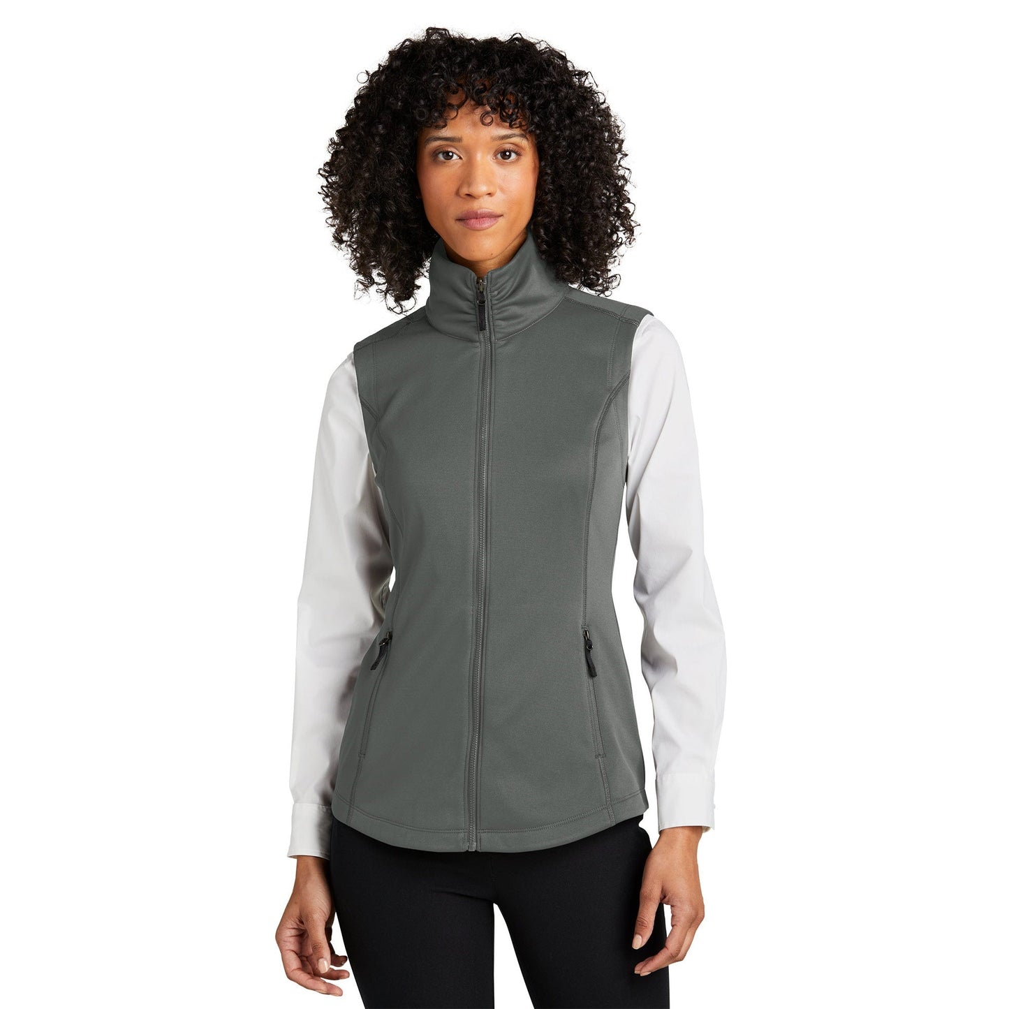 Deep Black Vests - Port Authority - Cozy Fleece