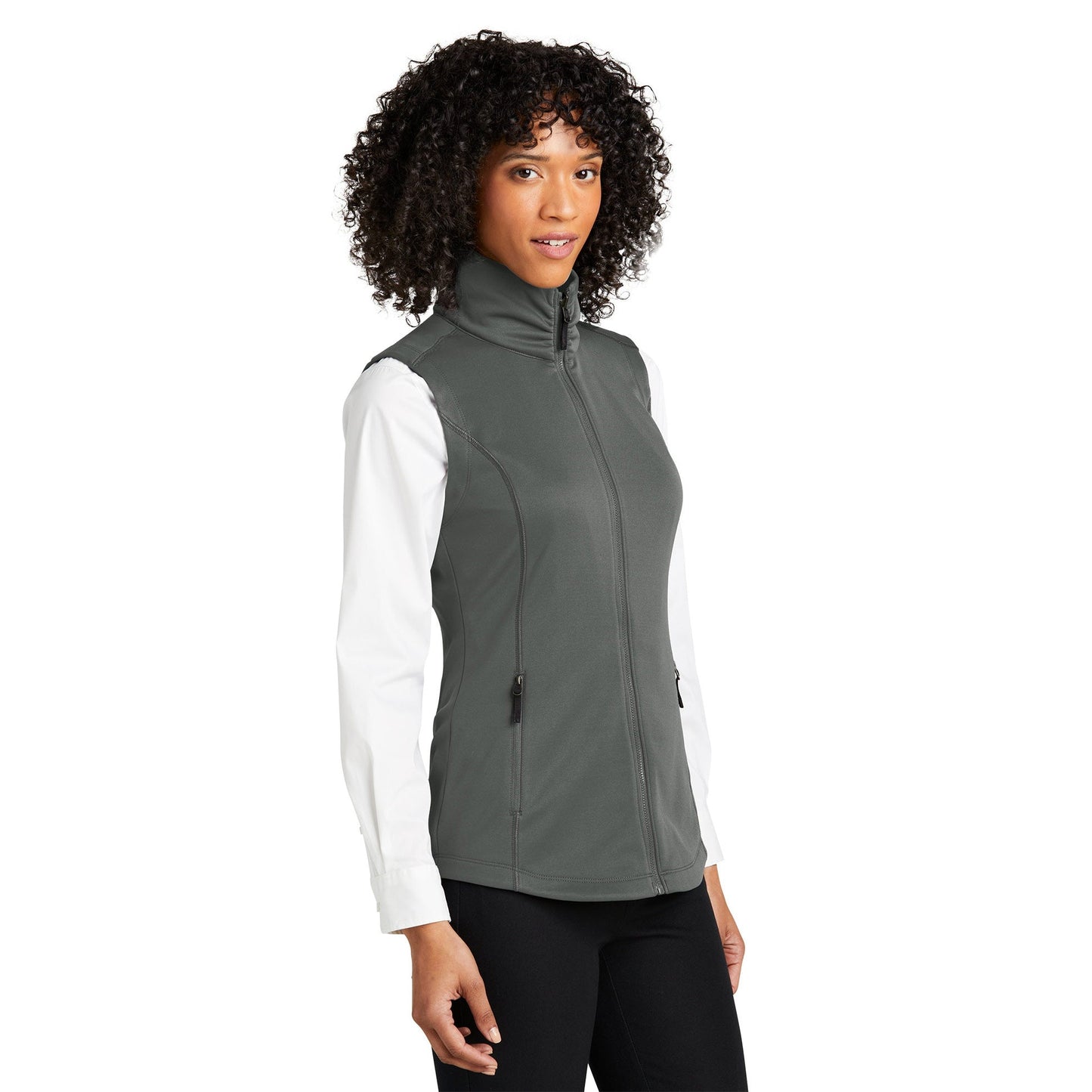 Deep Black Vests - Port Authority - Cozy Fleece