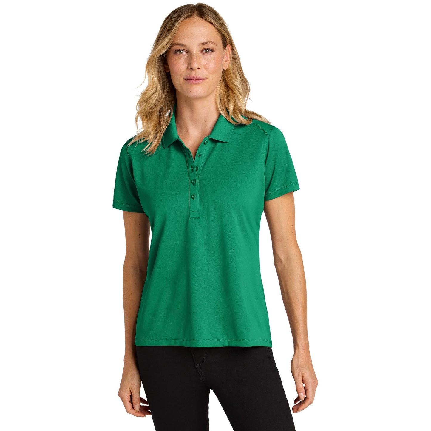 Bright Kelly Green Polo - Port Authority - Performance Pique