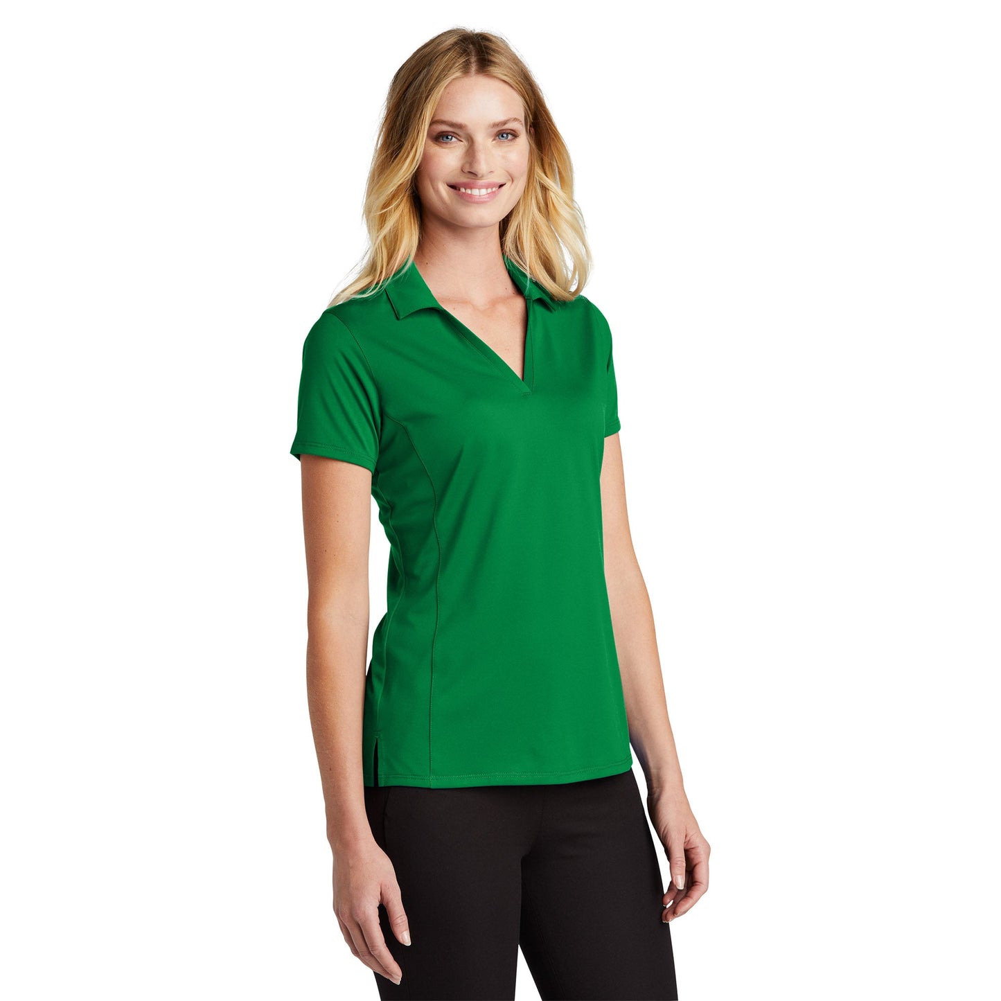 Black Performance Polo - Port Authority - Moisture-Wicking