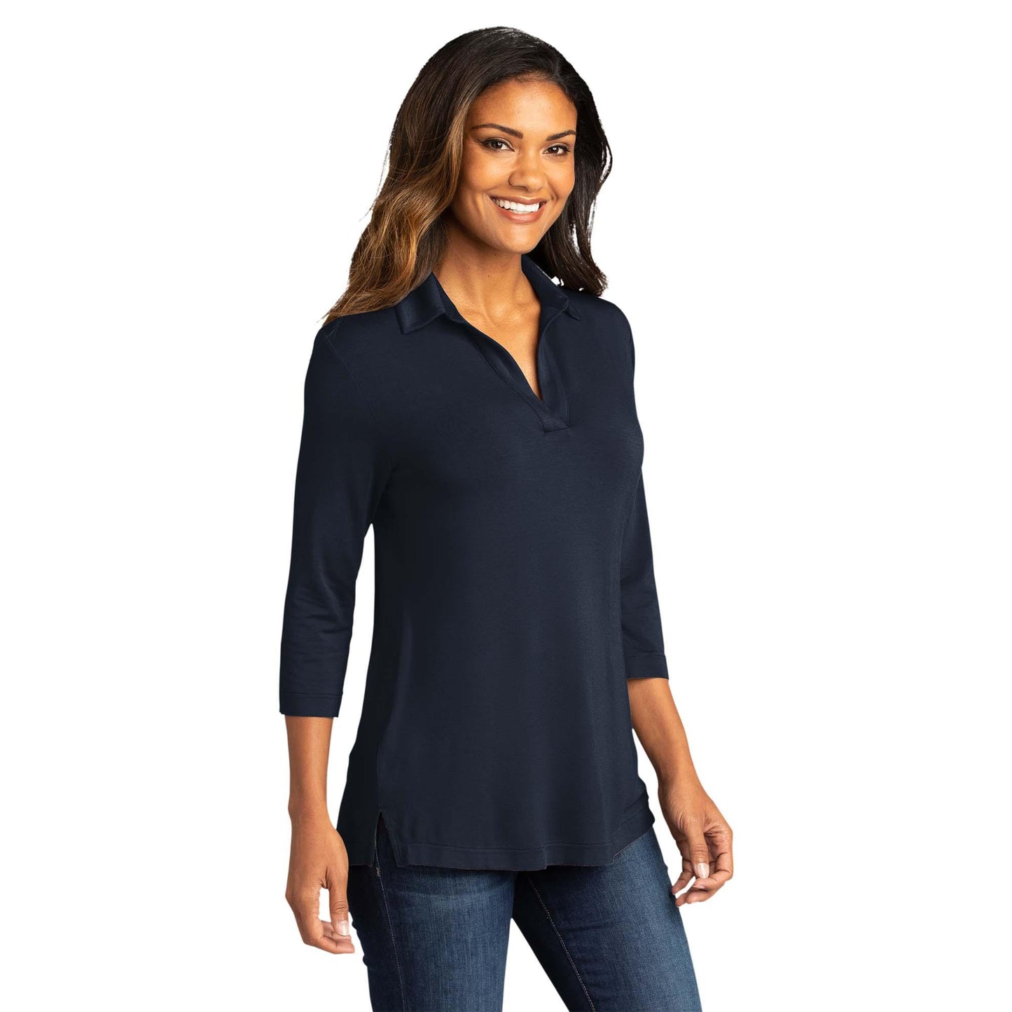 Deep Black T-Shirt - Port Authority - Stylish Comfort - Quality Fabric