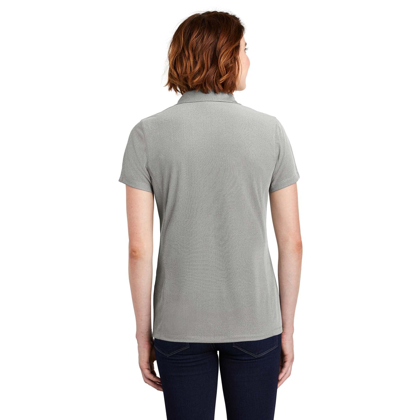 Black Polo Shirts - Port Authority - Soft Polyester Pique