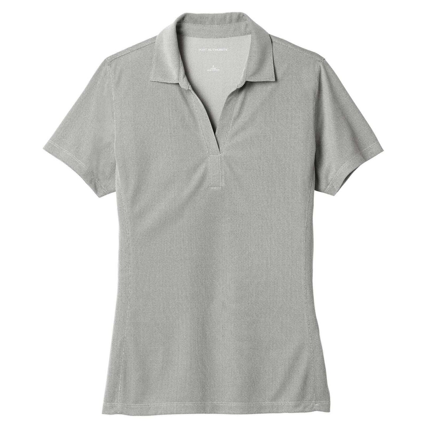 Black Polo Shirts - Port Authority - Soft Polyester Pique