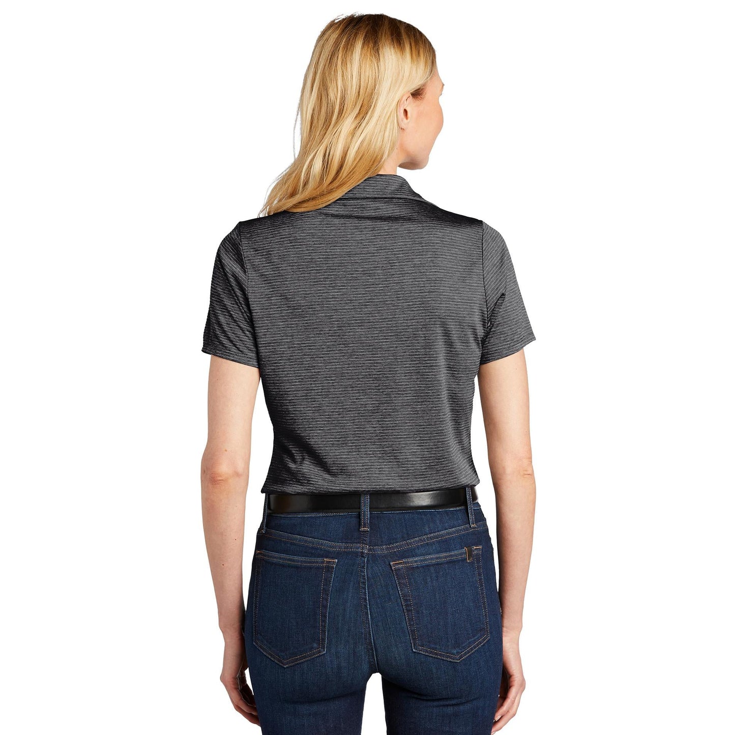Deep Black Polo Shirts - Port Authority - Moisture Wicking