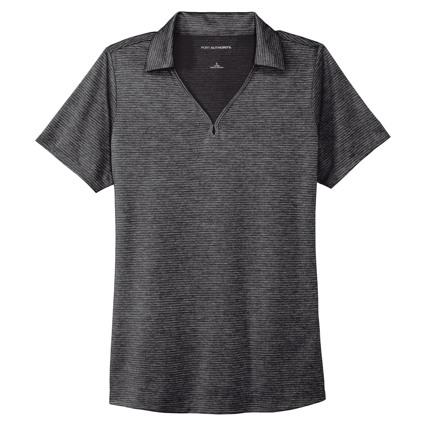 Deep Black Polo Shirts - Port Authority - Moisture Wicking