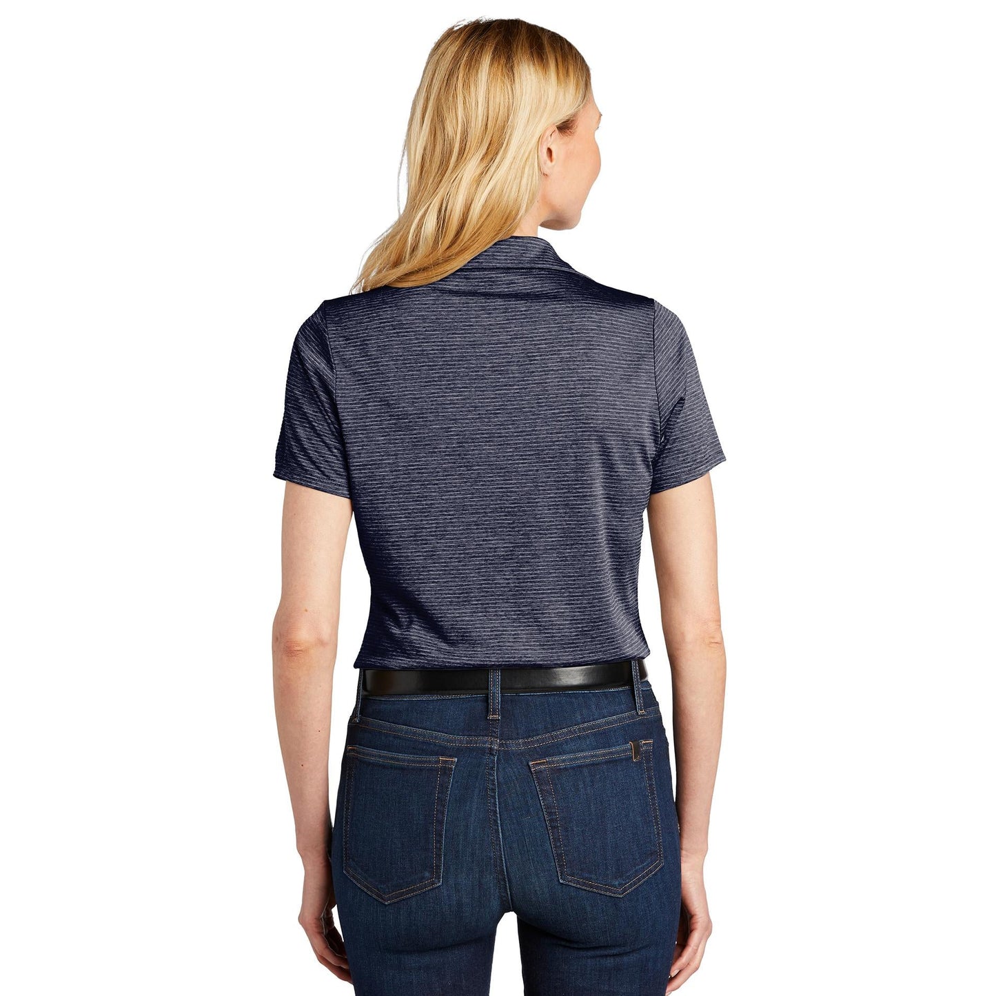 Deep Black Polo Shirts - Port Authority - Moisture Wicking