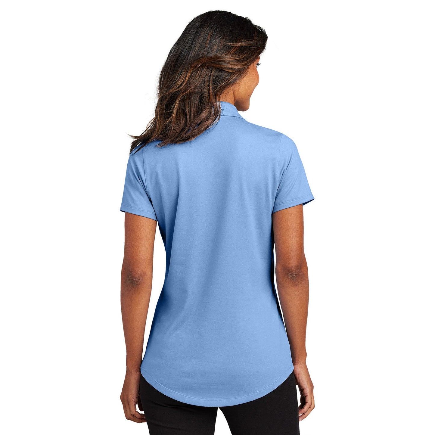 Black Stretch Polo Shirts - Port Authority - Moisture-Wicking