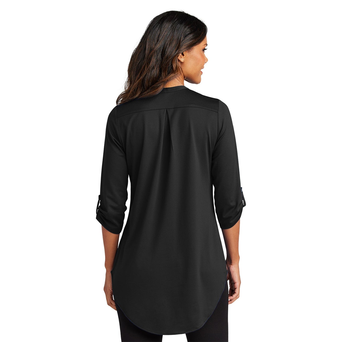 Black Blouses - Port Authority - Elegant Tunic Style