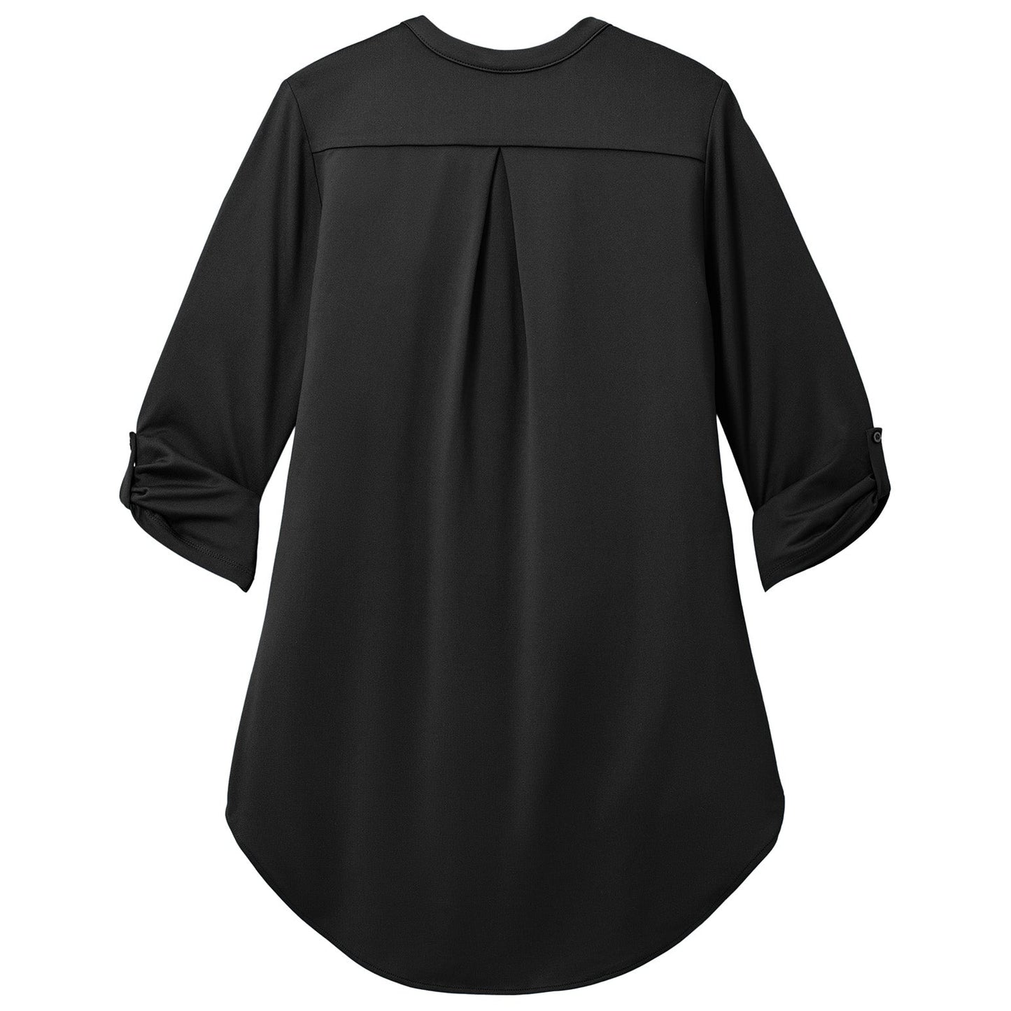 Black Blouses - Port Authority - Elegant Tunic Style