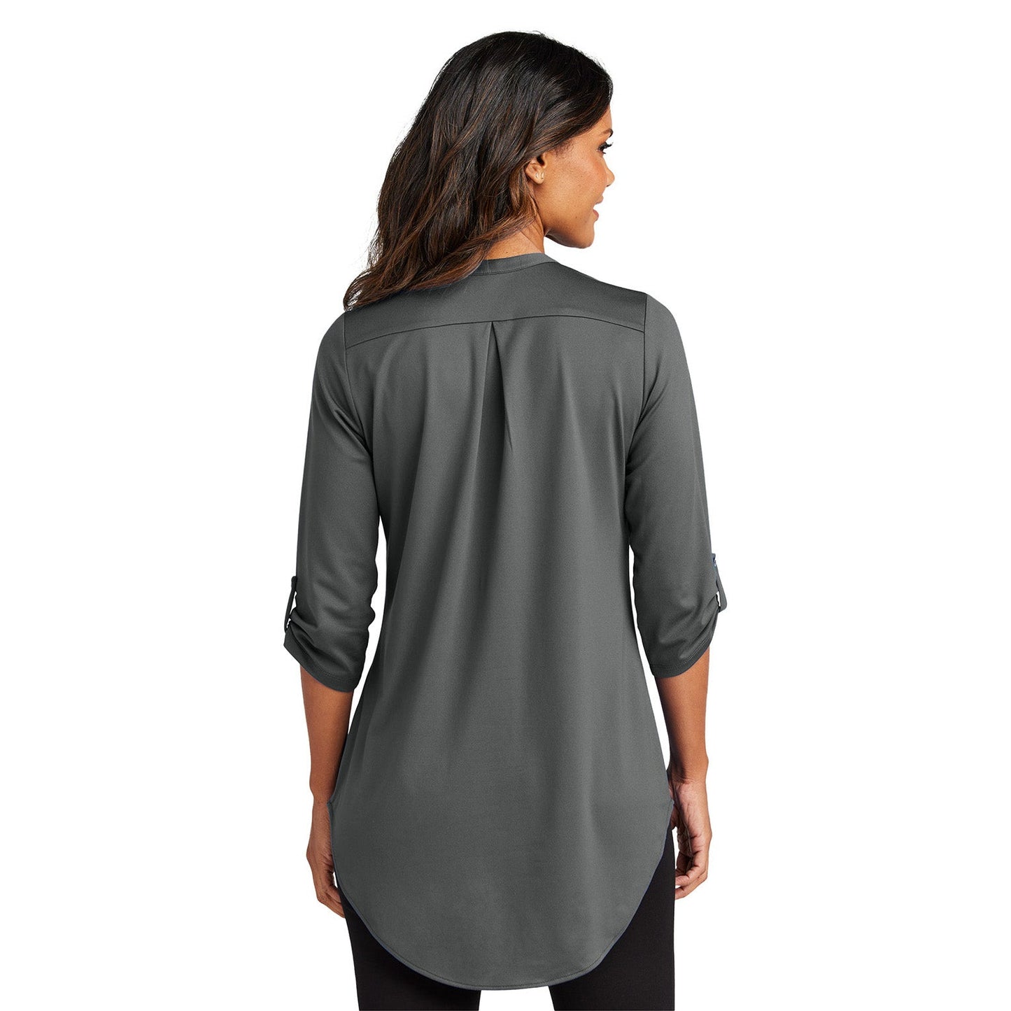 Black Blouses - Port Authority - Elegant Tunic Style