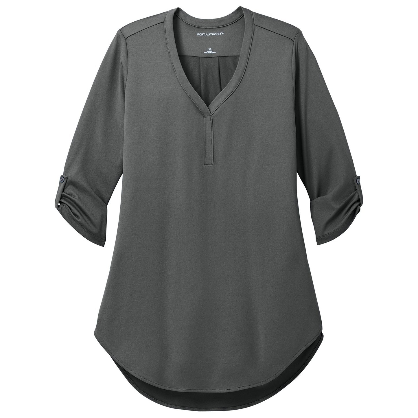 Black Blouses - Port Authority - Elegant Tunic Style