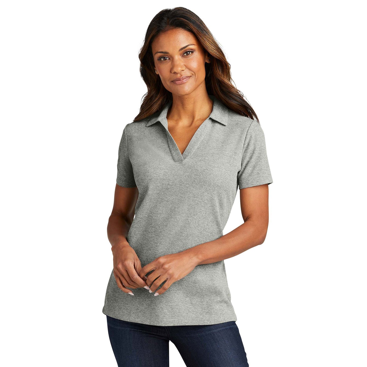 Black Polo Shirt - Port Authority - Eco-Friendly Design