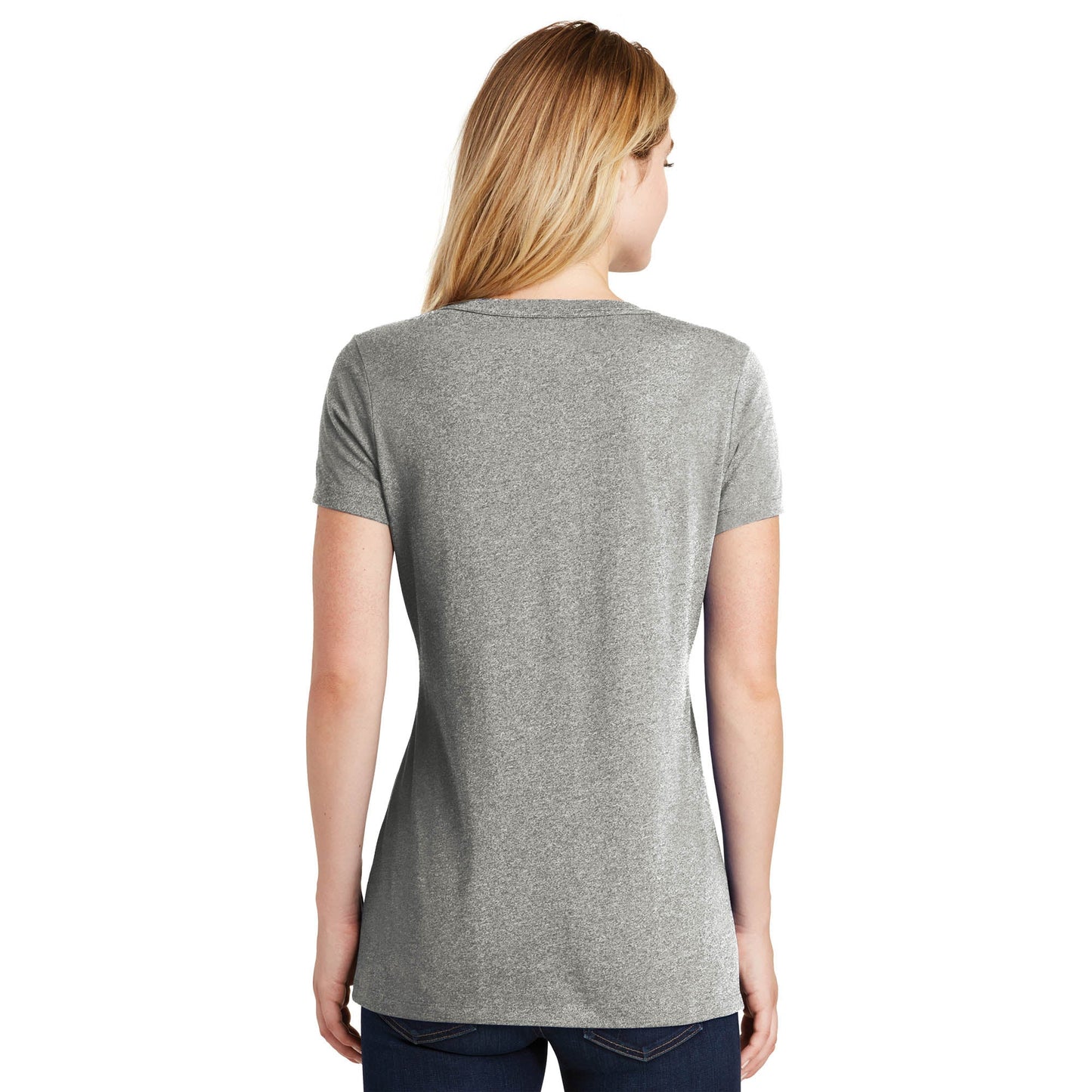 Black V-Neck Tee - New Era - Soft Blend