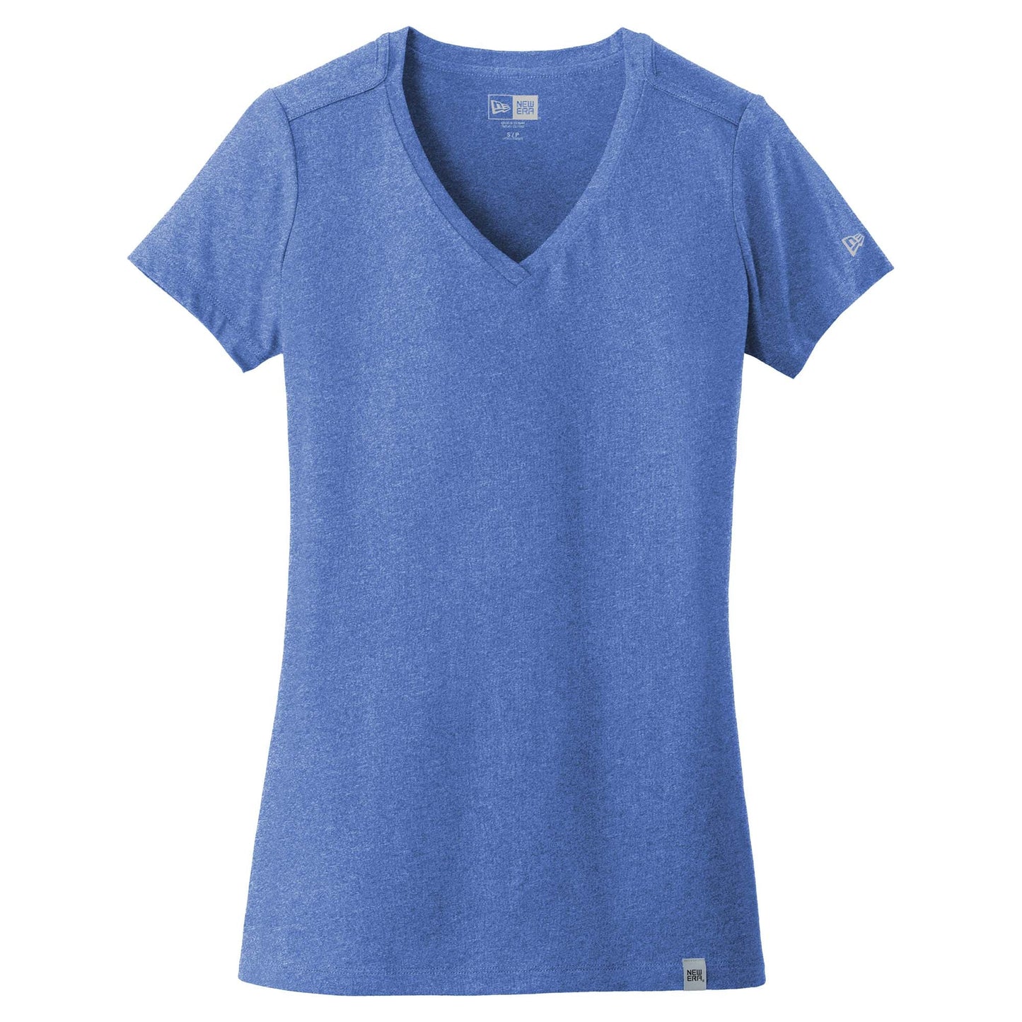 Black V-Neck Tee - New Era - Soft Blend
