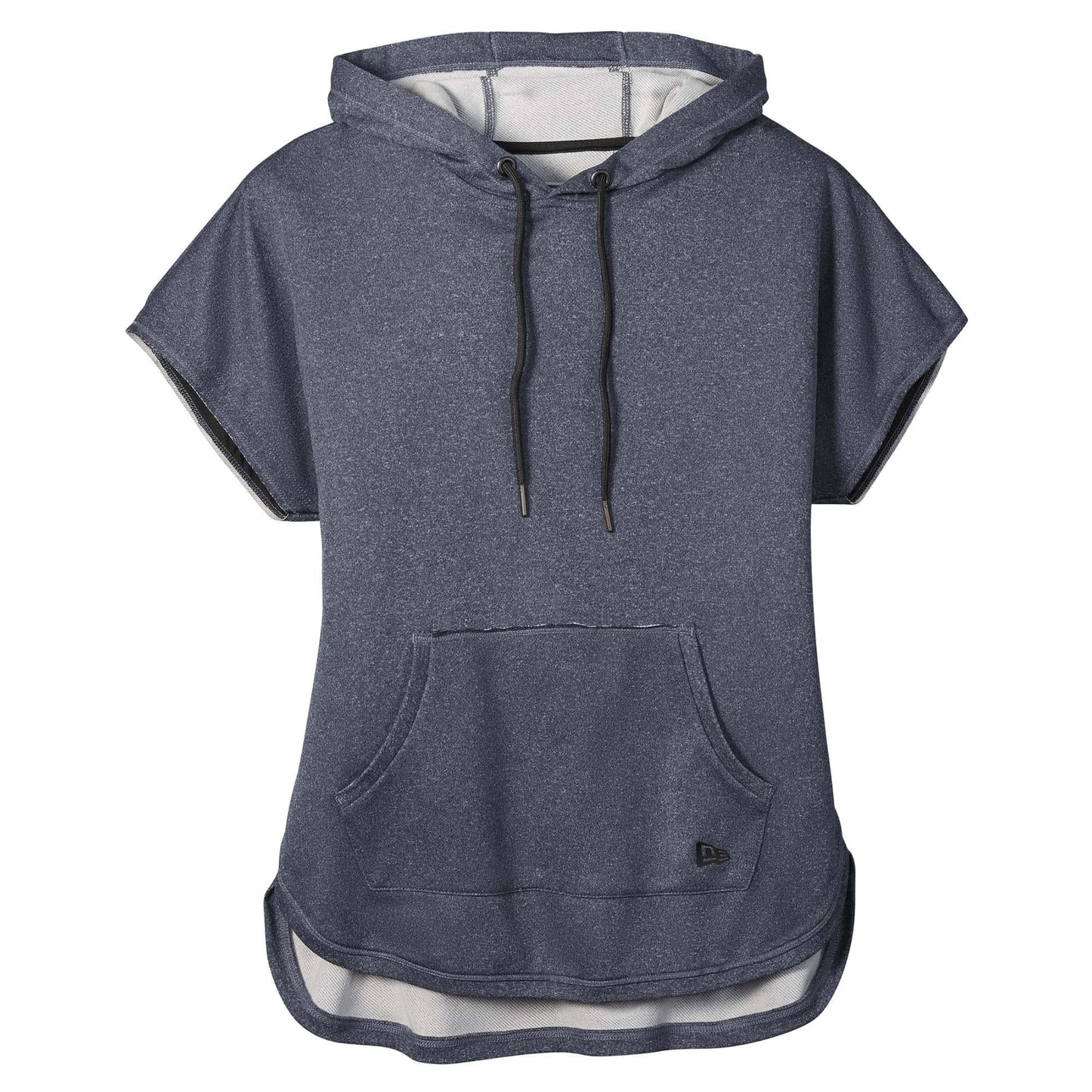 Black Sweatshirts - New Era - Stylish Short Sleeve Hoodie