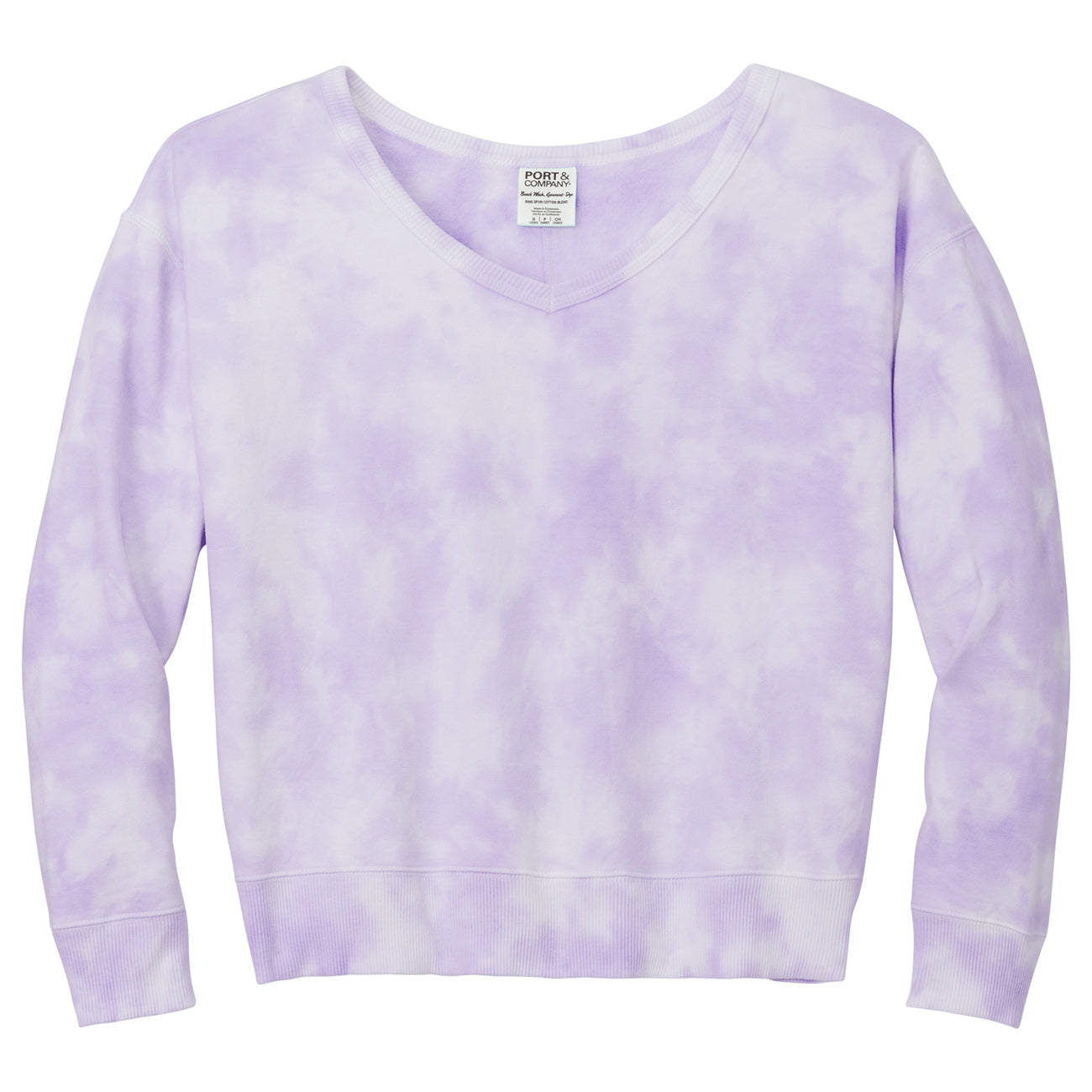 Amethyst Sweatshirt - Port & Company - Soft Tie-Dye