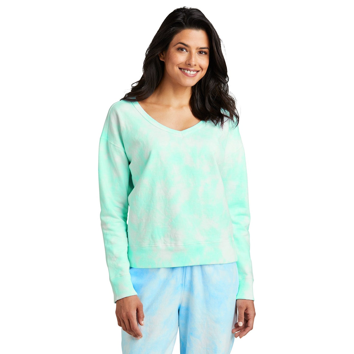 Amethyst Sweatshirt - Port & Company - Soft Tie-Dye