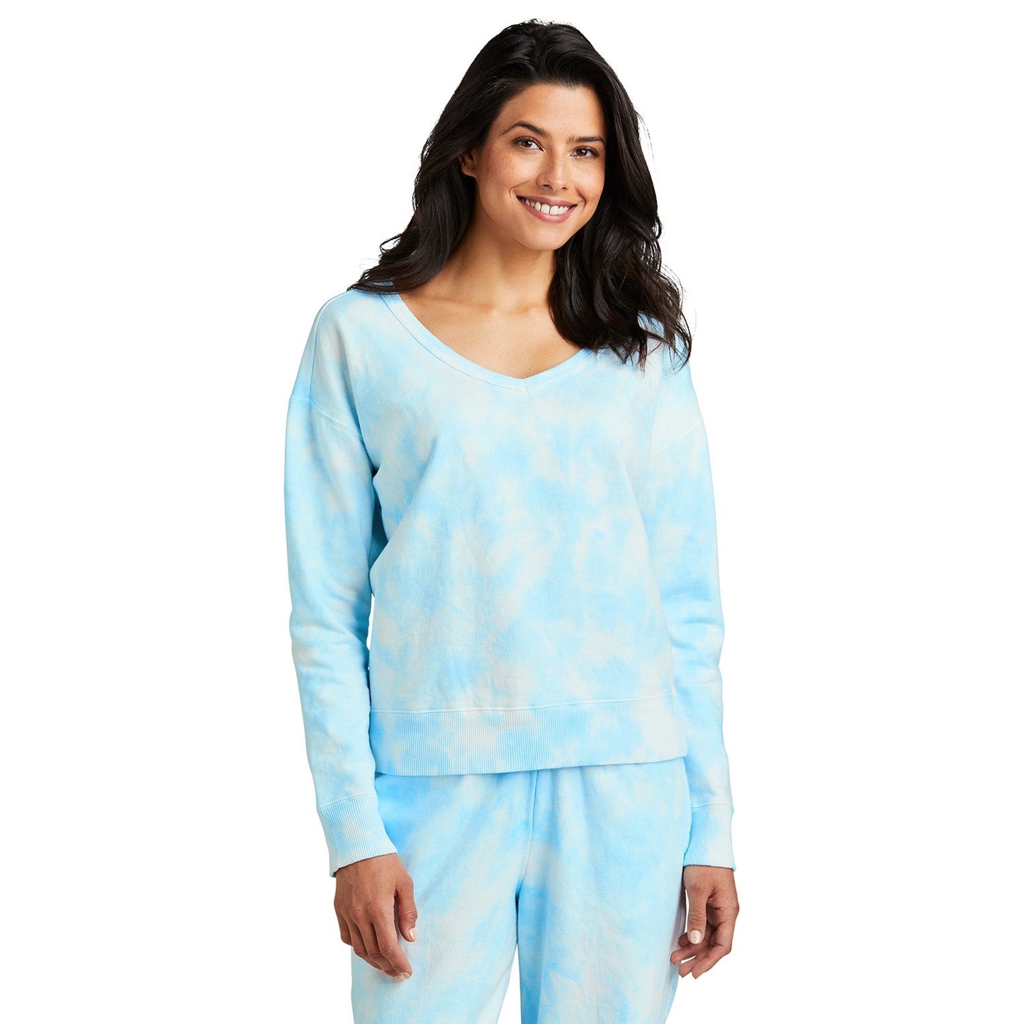 Amethyst Sweatshirt - Port & Company - Soft Tie-Dye