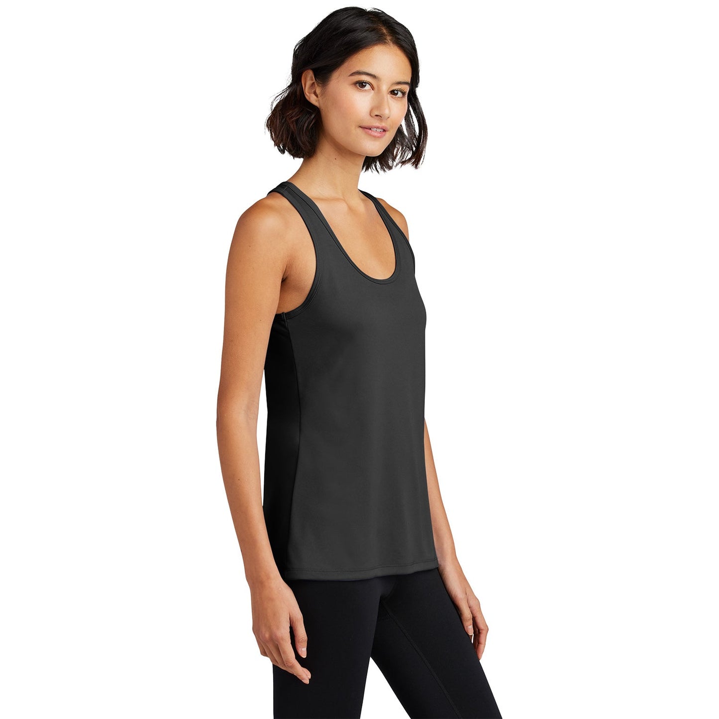 Jet Black Tank Tops - Port & Company - Performance Fabric