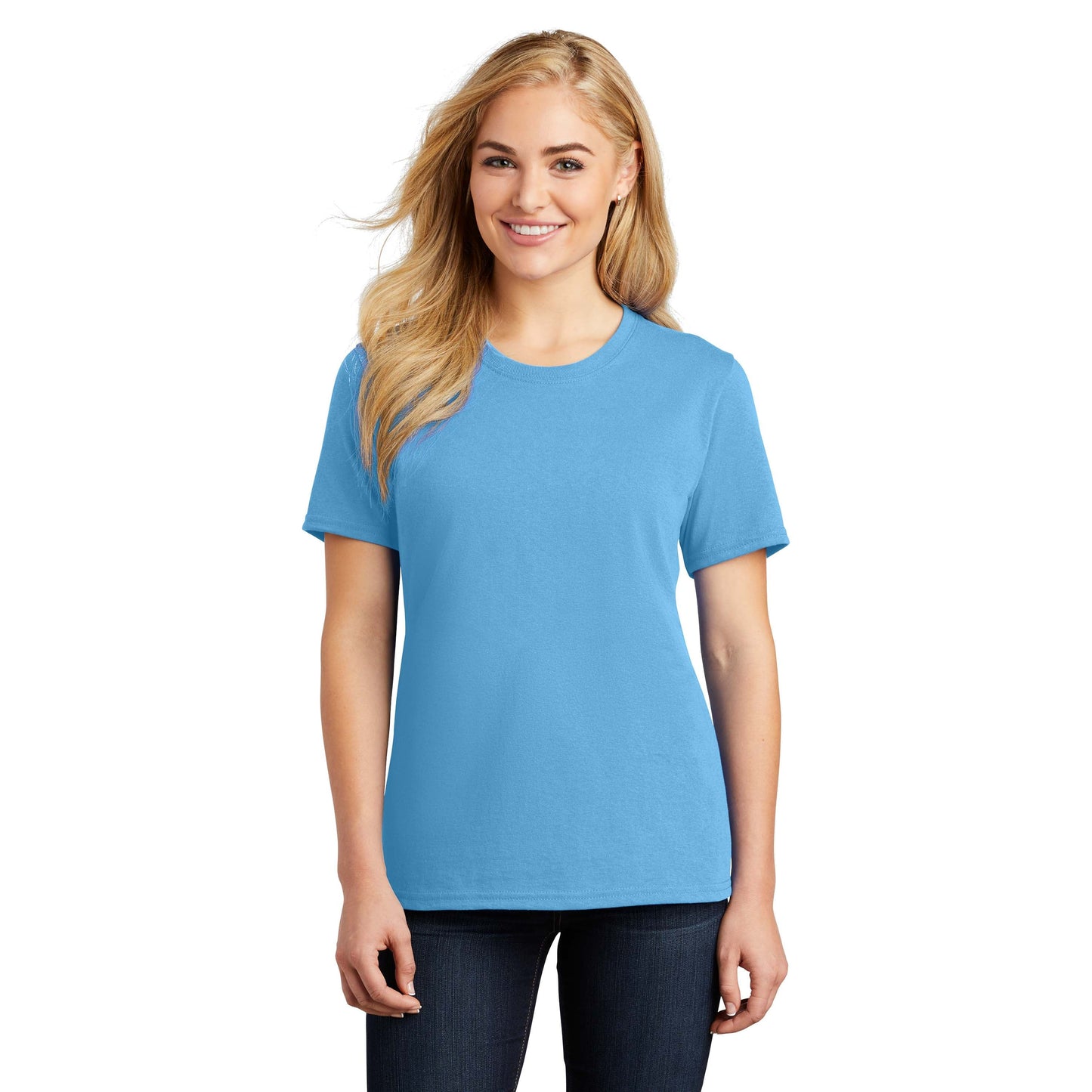 Aquatic Blue T-Shirt - Port & Company - Comfortable Fit