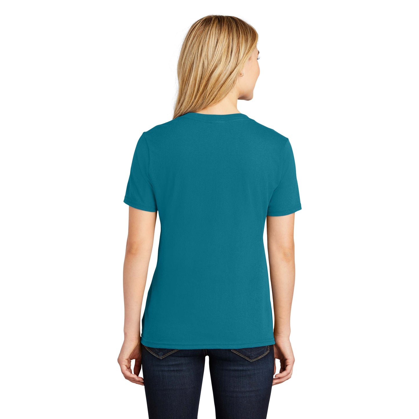 Teal V-Neck Tee - Port & Company - Stylish Cotton