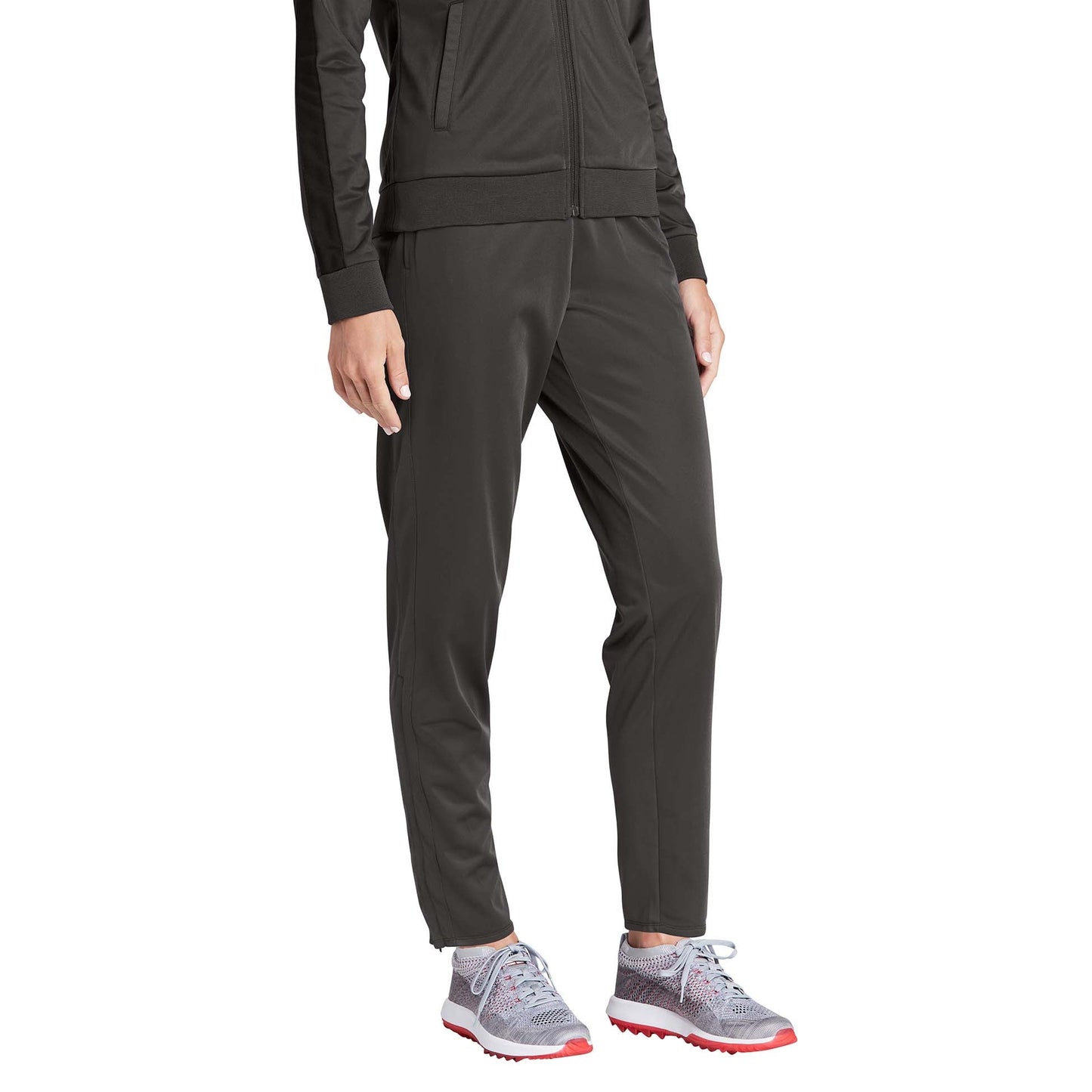 Black Track Pants - Sport-Tek - Tricot Jogger Design