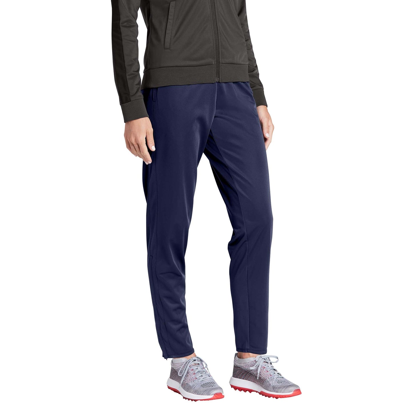 Black Track Pants - Sport-Tek - Tricot Jogger Design
