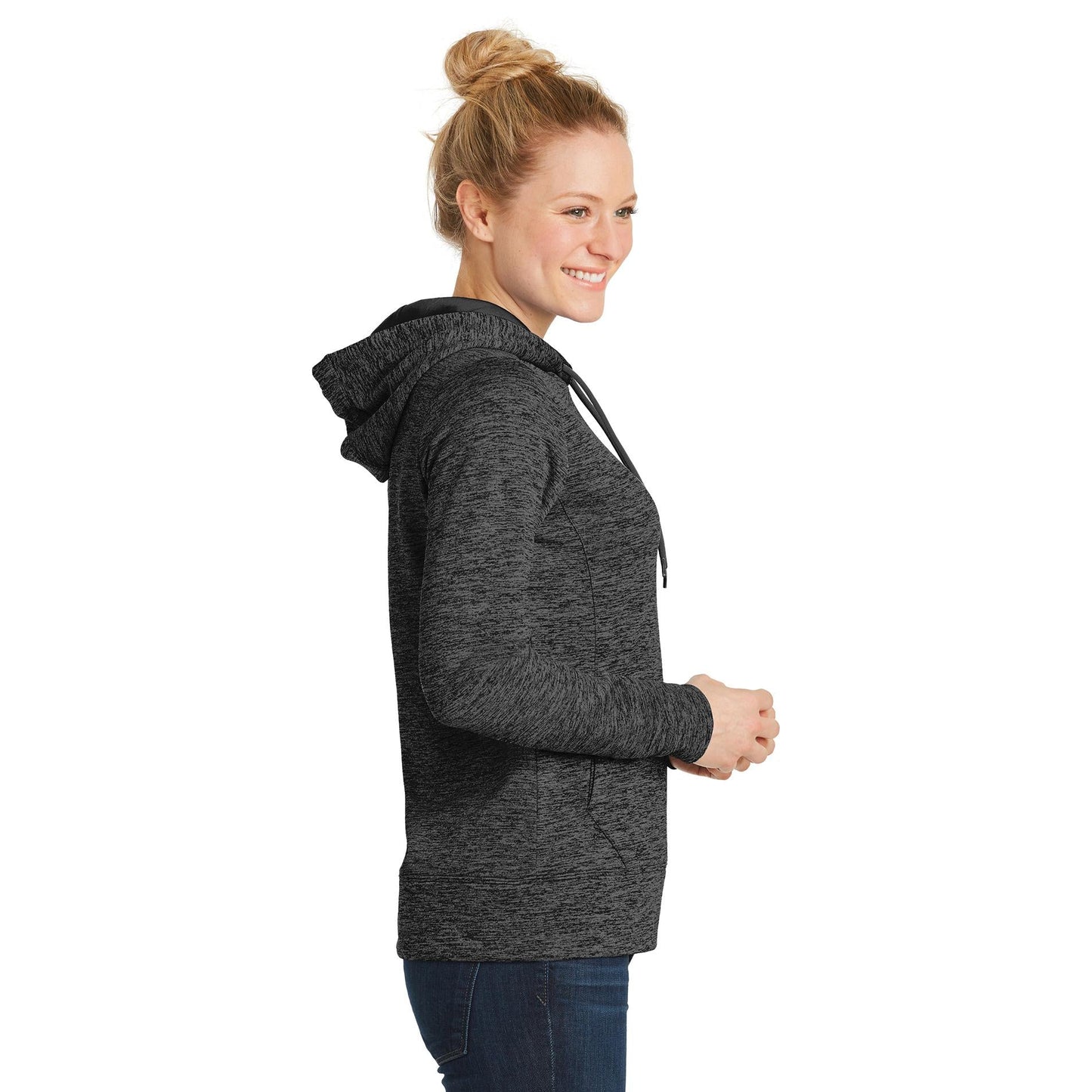 Grey/Black Electric Sweatshirt - Sport-Tek - Stylish Fit
