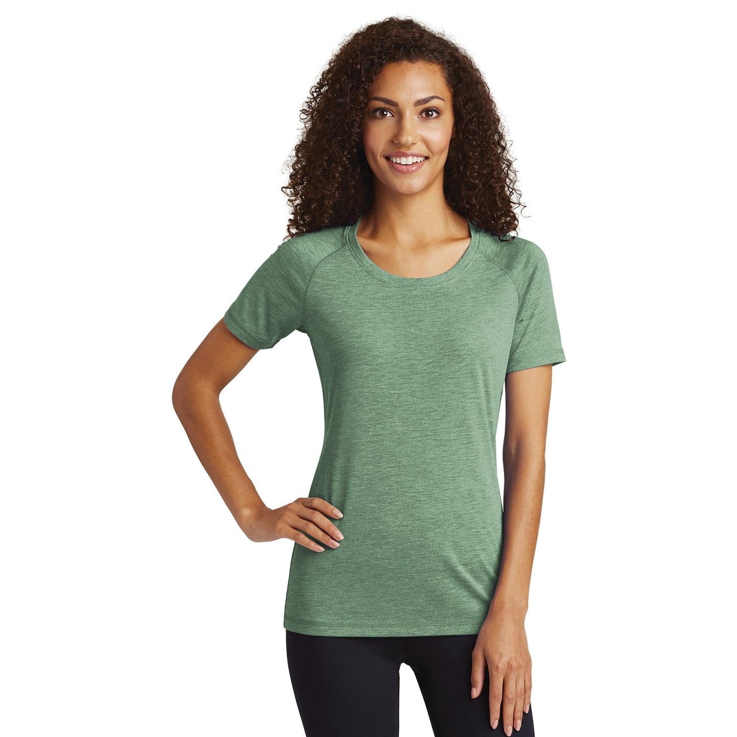 Dark Grey Heather T-Shirt - Sport-Tek - Soft Fabric