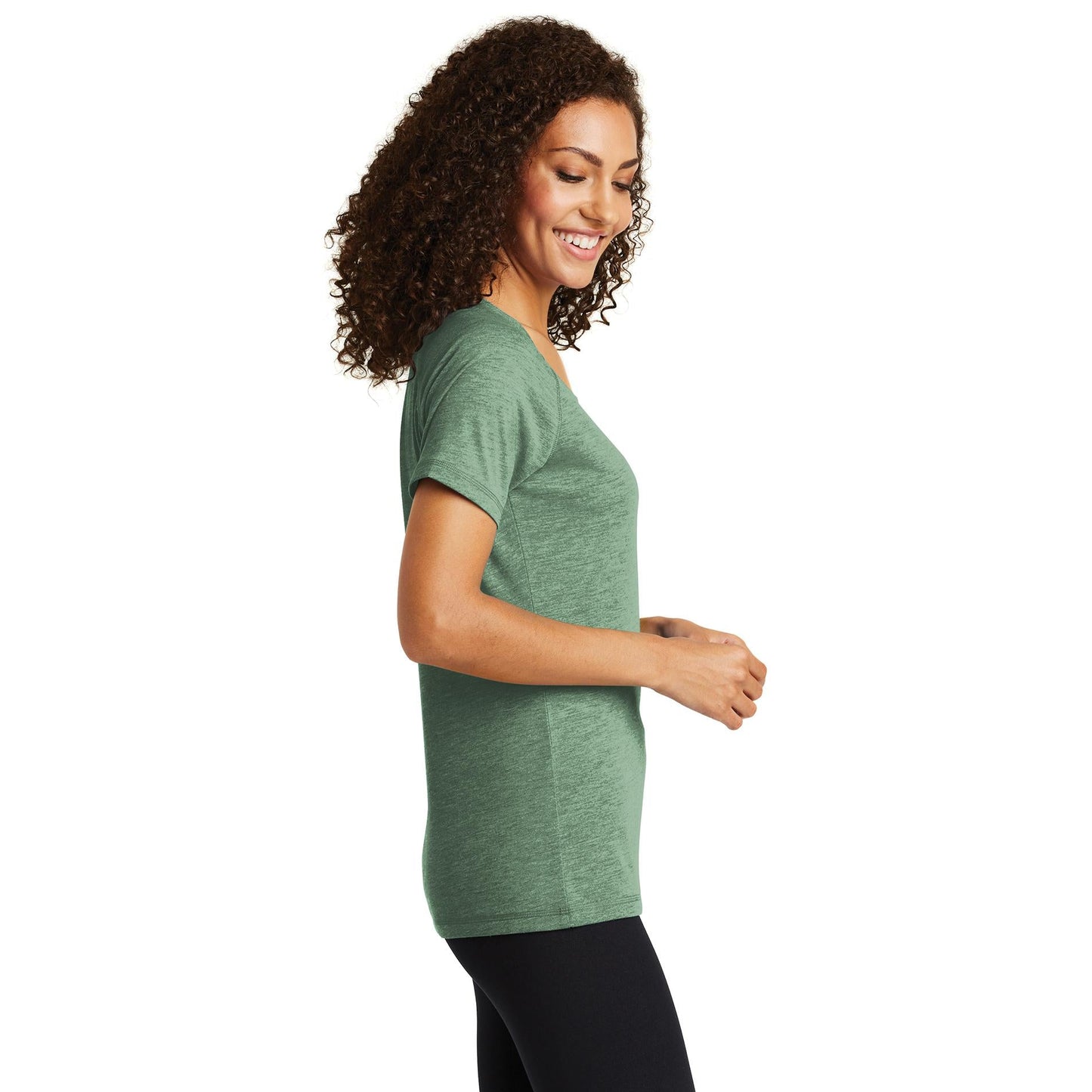 Dark Grey Heather T-Shirt - Sport-Tek - Soft Fabric