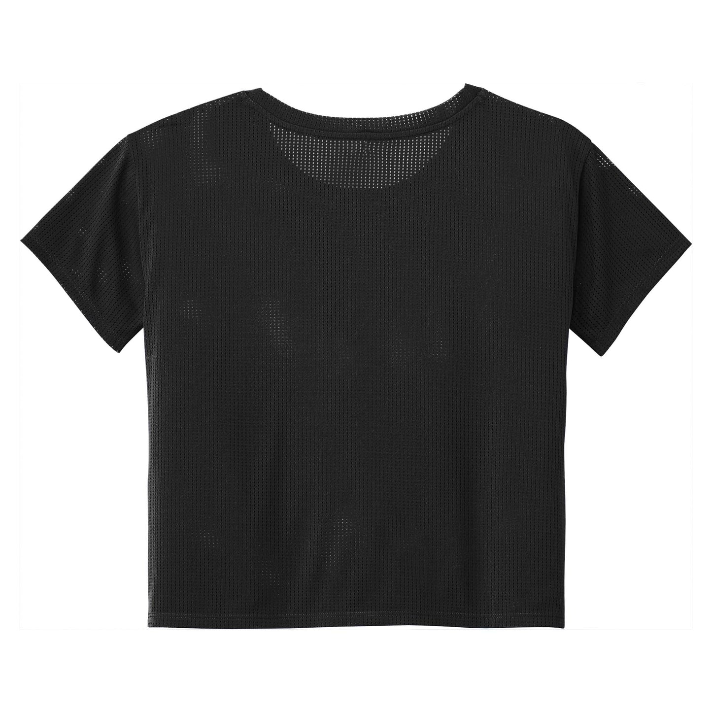 Black Cropped Tee - Sport-Tek - Stylish Fabric