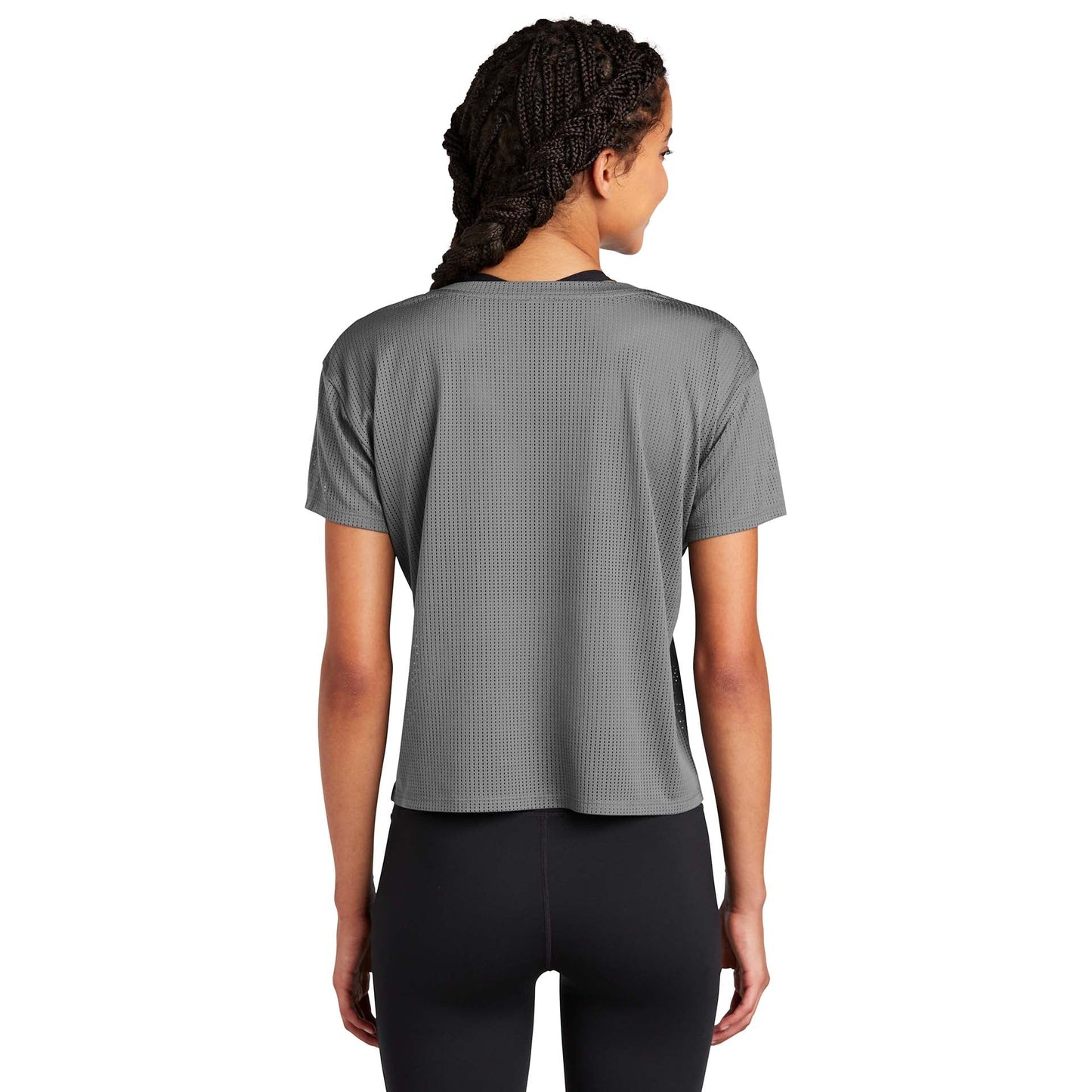 Black Cropped Tee - Sport-Tek - Stylish Fabric