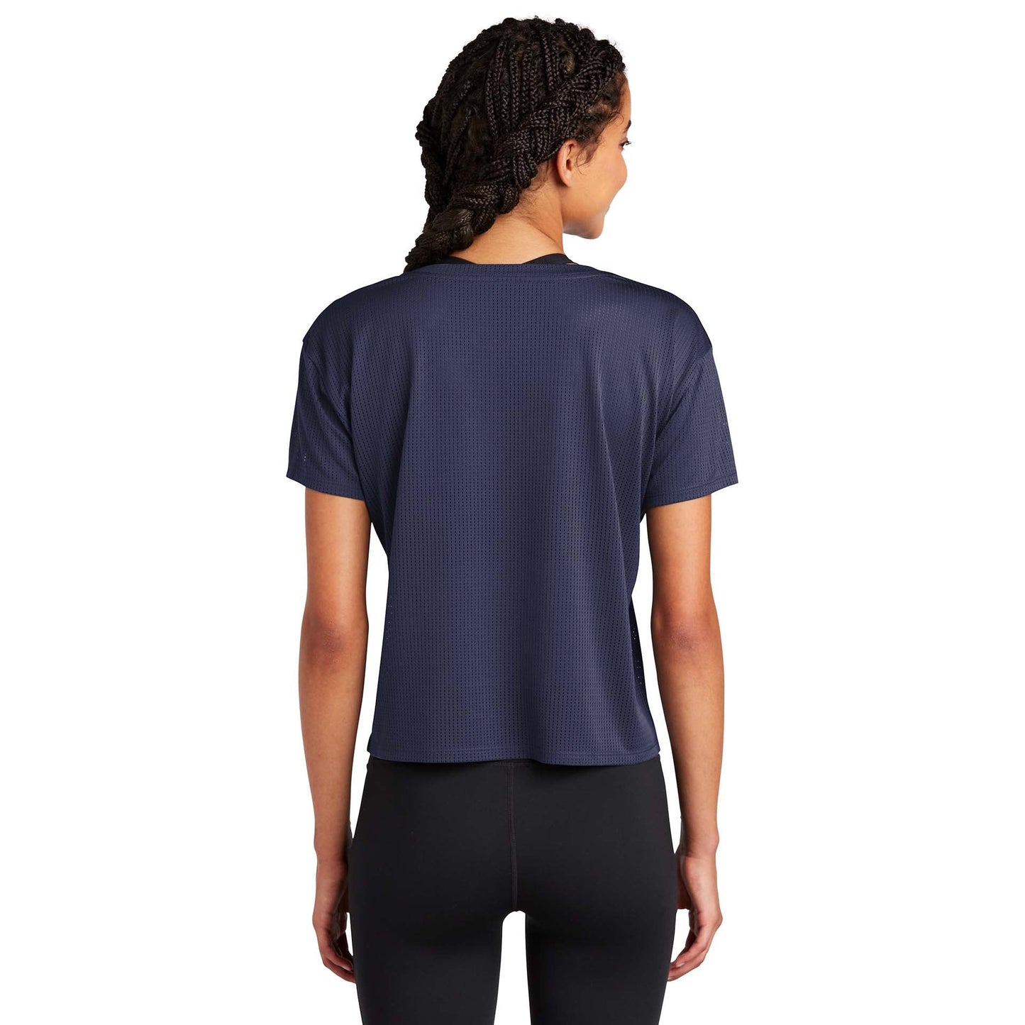 Black Cropped Tee - Sport-Tek - Stylish Fabric
