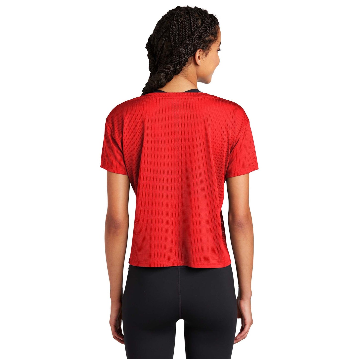 Black Cropped Tee - Sport-Tek - Stylish Fabric
