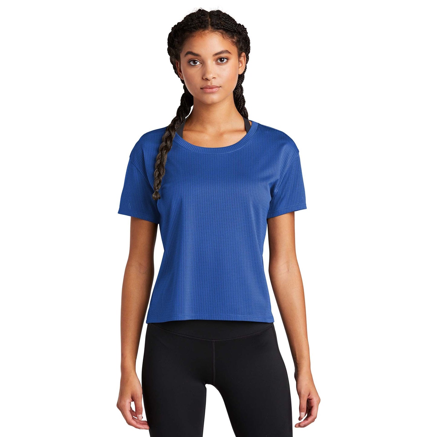 Black Cropped Tee - Sport-Tek - Stylish Fabric