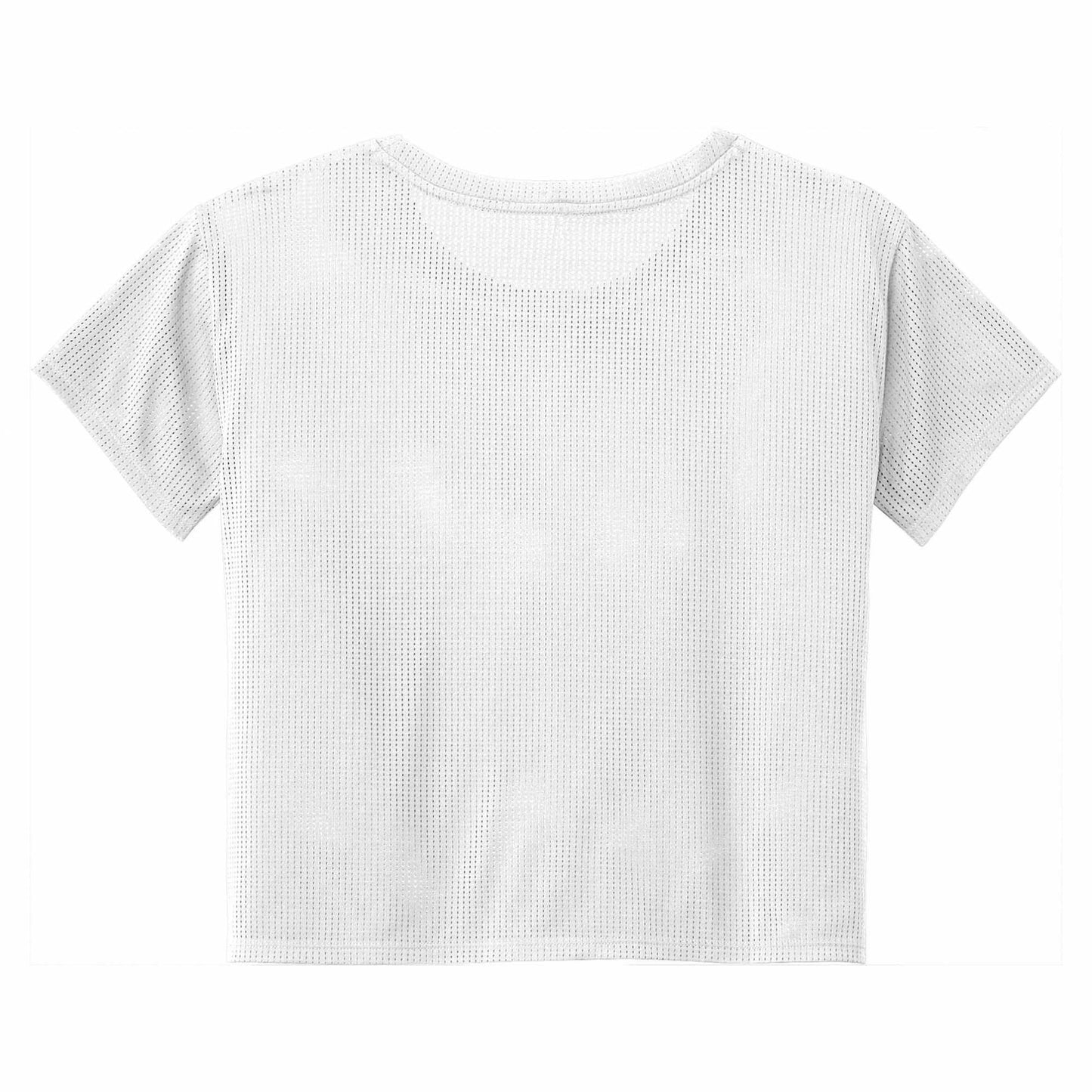 Black Cropped Tee - Sport-Tek - Stylish Fabric