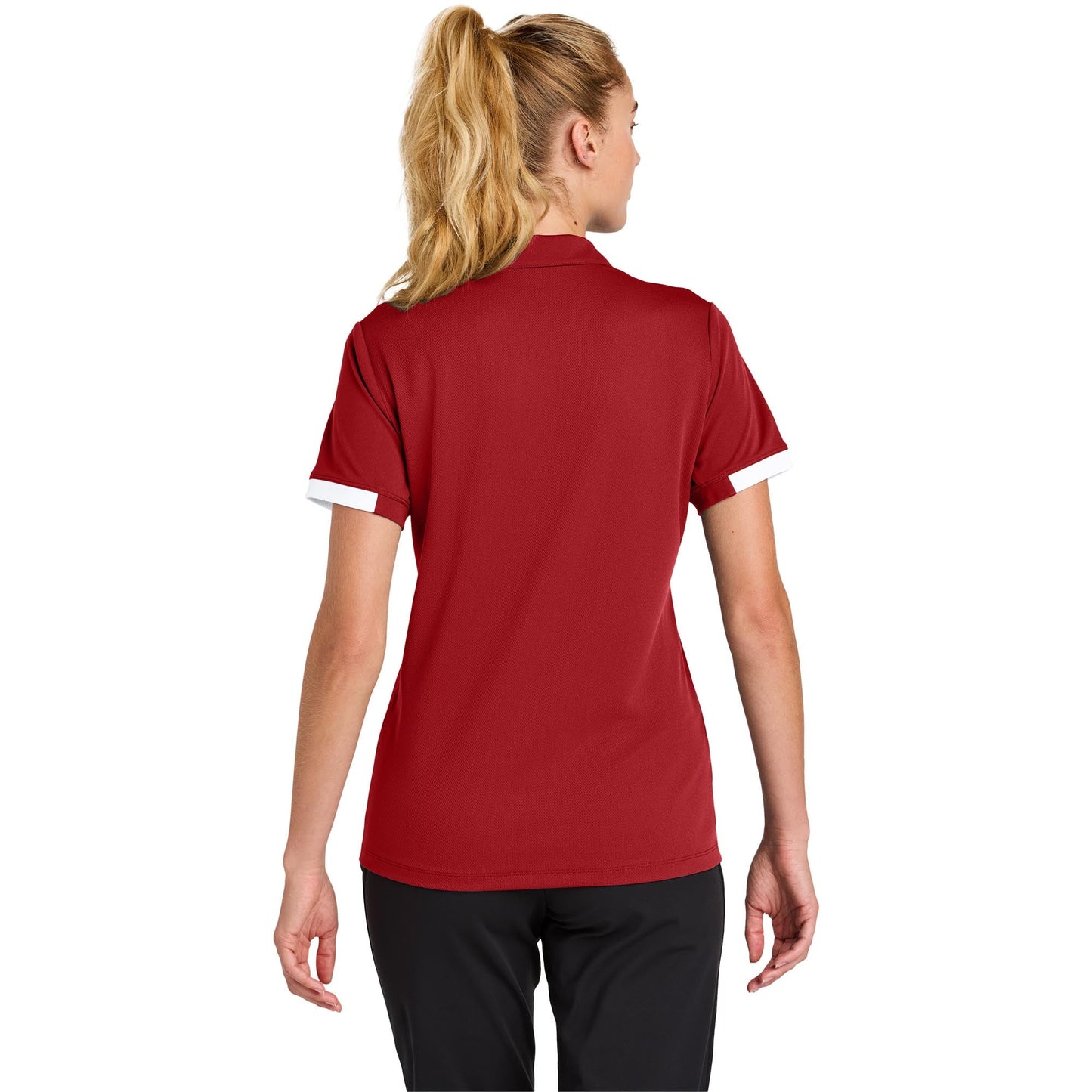 Black/Deep Red Polo Shirts - Sport-Tek - Stylish Design